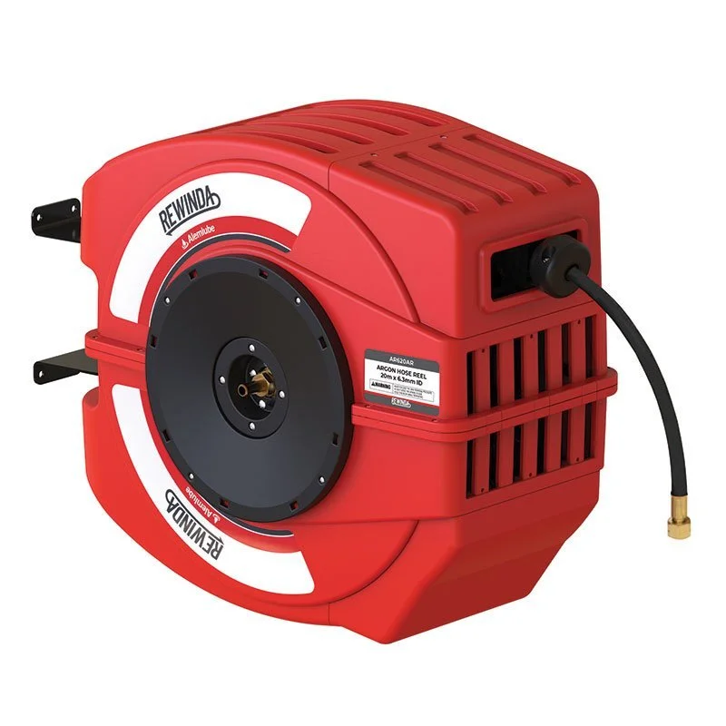 ALEMLUBE REWINDA ARGON HOSE REEL 20M X 6.3MM ID