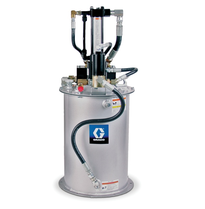 GRACO Hydraulic Dyna-Star® 10:1 Pump Module - Injector, 90 lb. Reservoir, Hydraulic Control, Vent Valve