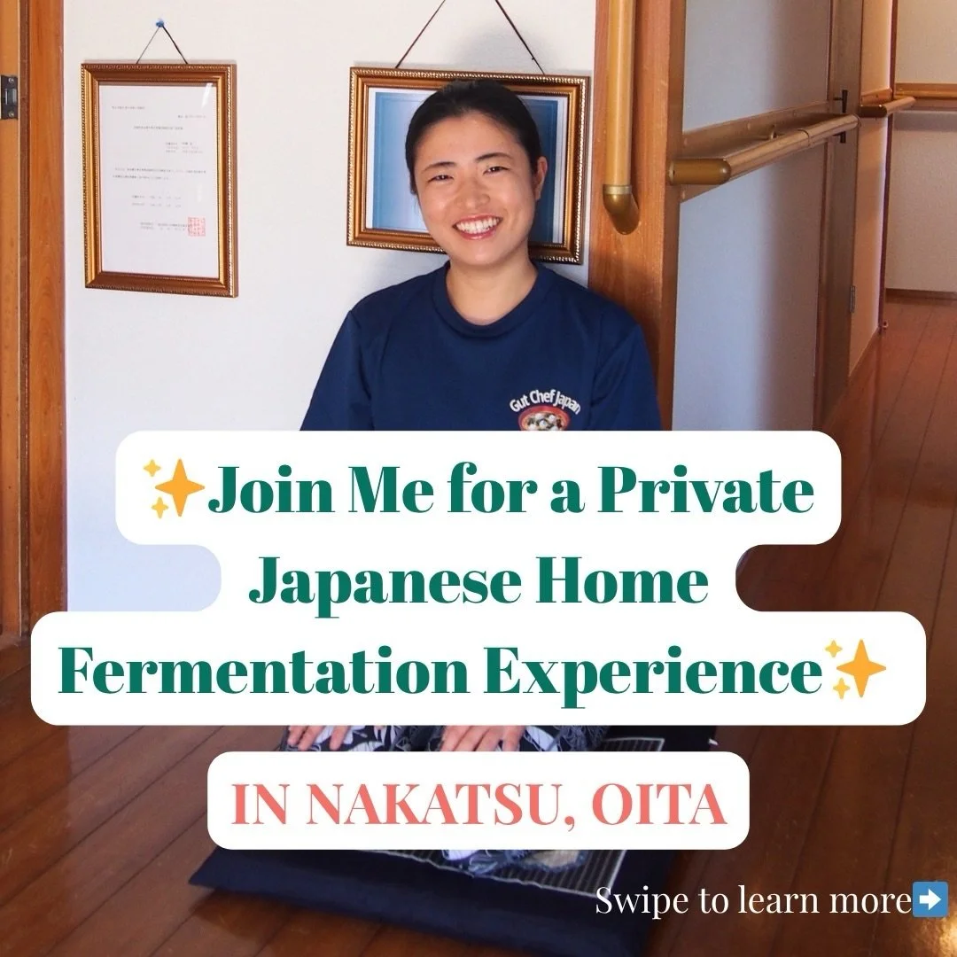 Step inside a traditional Japanese home 🇯🇵✨

Join a private fermentation experience with Haruka Kato, a bilingual Certified Gut Health Coach 🙌

🌿 Opening Sale Until August 31st
🍵 One group per day, only two groups per week

You&rsquo;ll learn tr