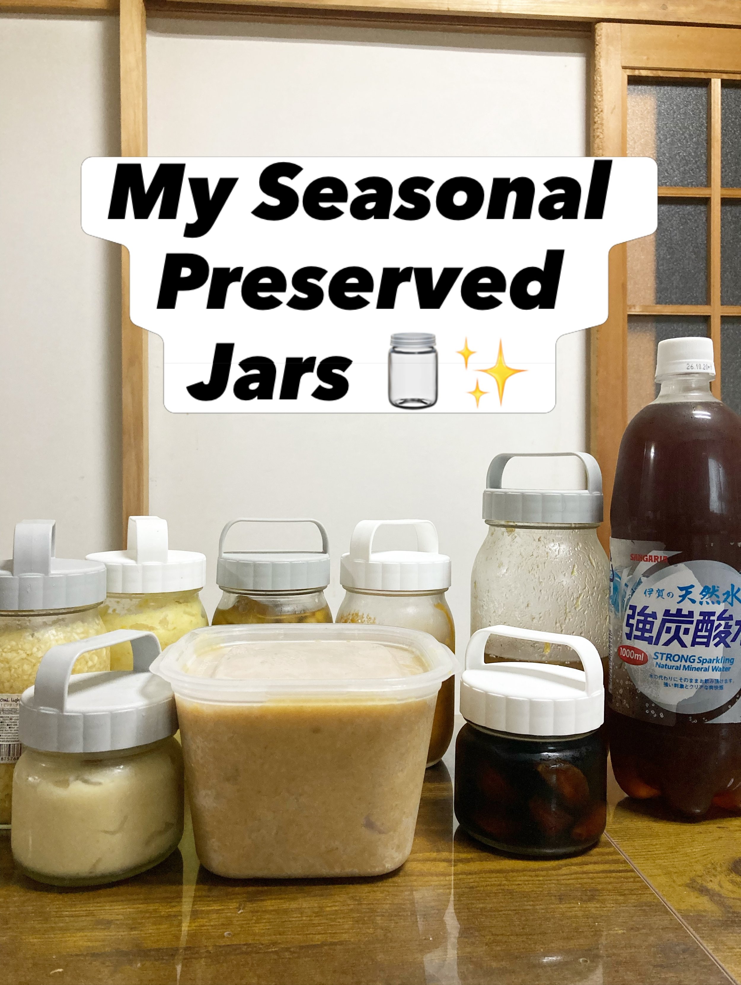When I saw someone's fridge full of glass jars on Instagram, I thought it was fake... until mine started looking the same. 😂

What's up peeps! Haruka from Gut Chef Japan here!

I've been wanting to share the seasonal preserved foods I've been making