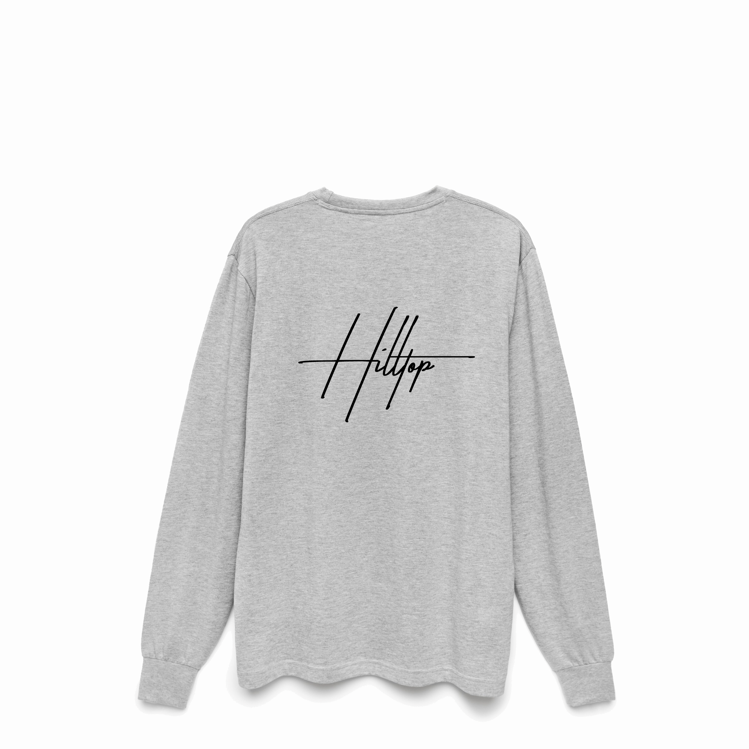 Basic LS Tee (Heather Grey/Black)