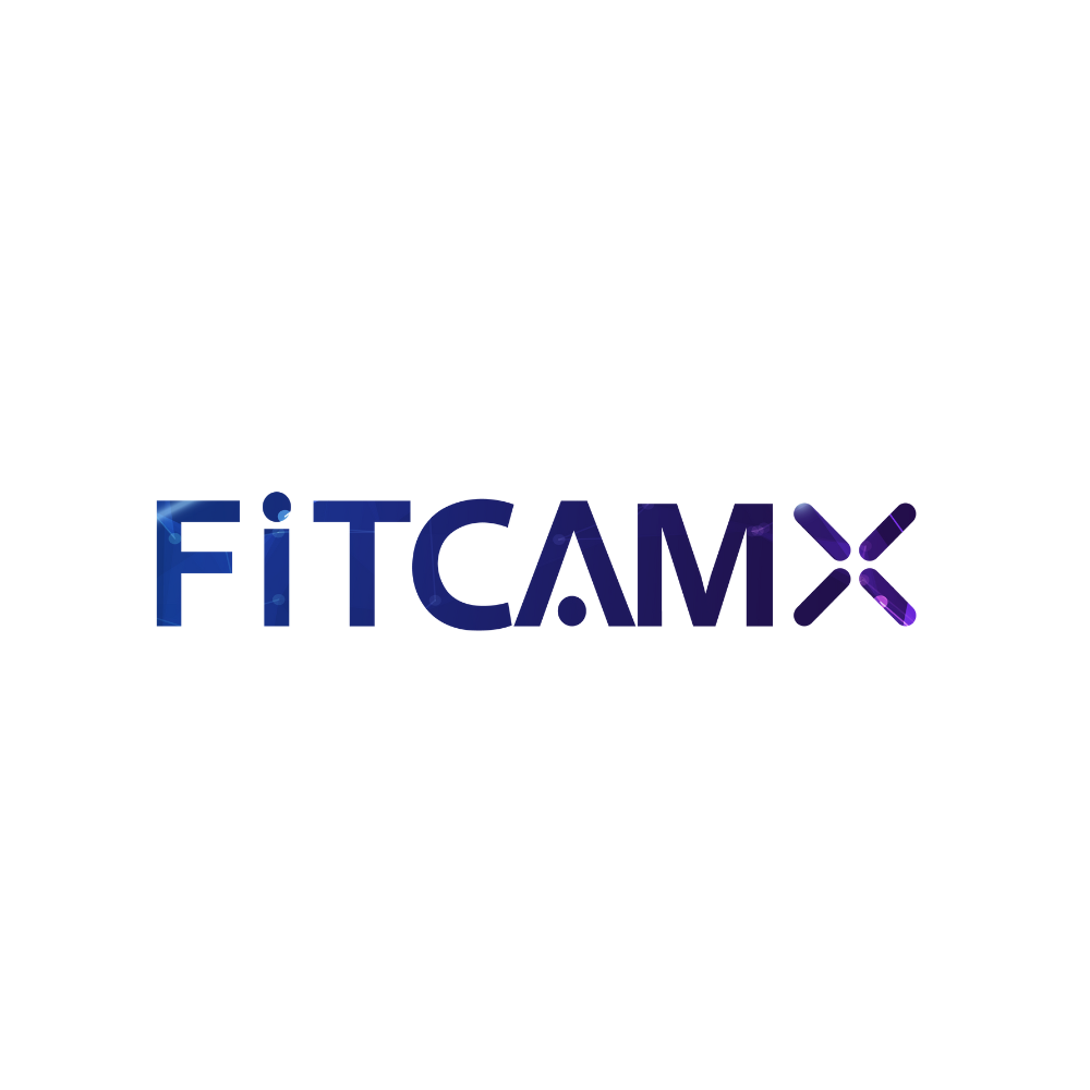 Logo of FITCAMX with stylized purple and blue text on a white background.