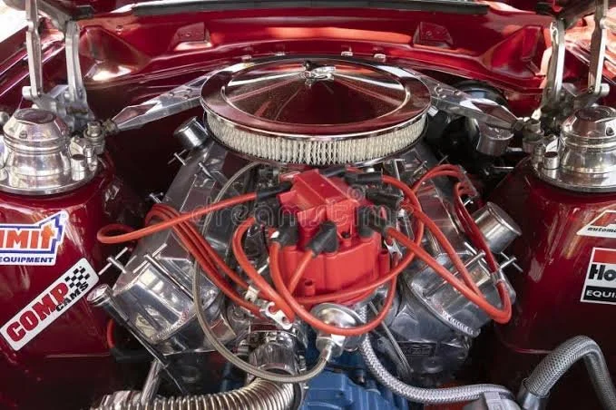 Engine Removal for Painting