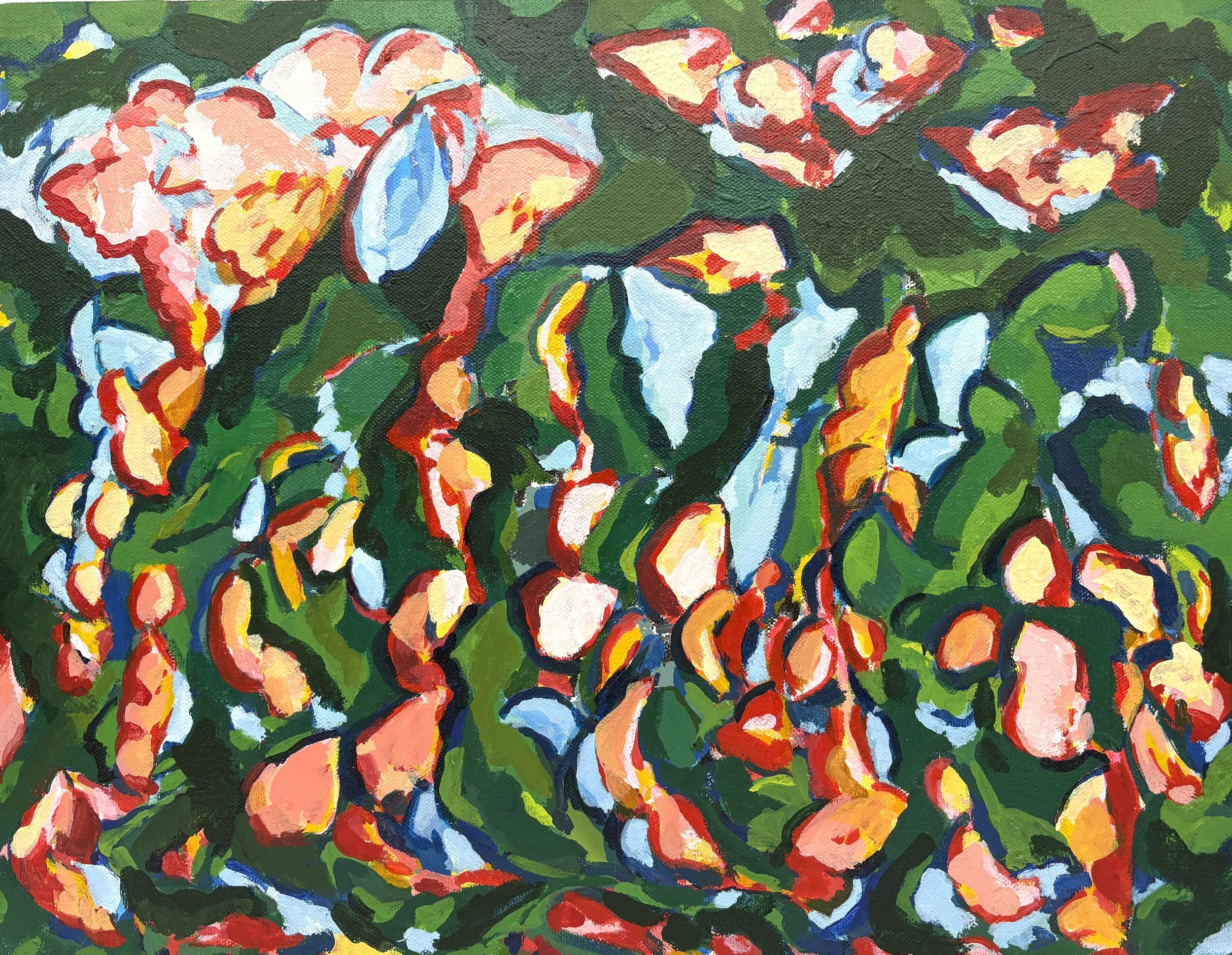 We Are Never Alone, 2026, Acrylic on Canvas, 18" x 14"