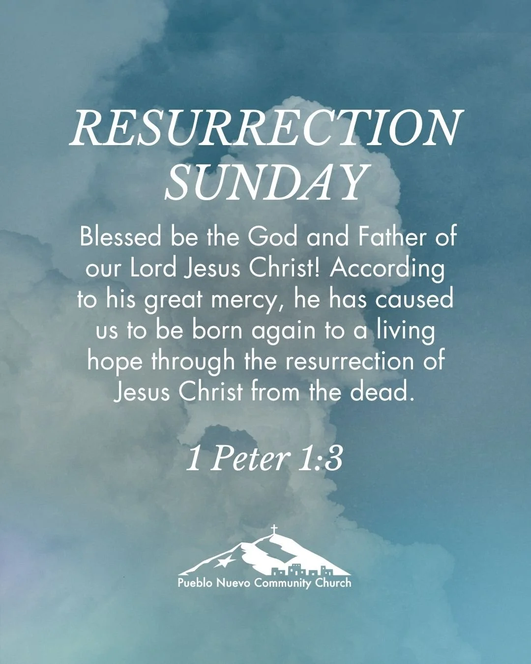 HE IS RISEN! 
And because of His resurrection, we have hope for NEW LIFE in Jesus Christ! Join us for Easter service this morning as we celebrate this GOOD NEWS!
