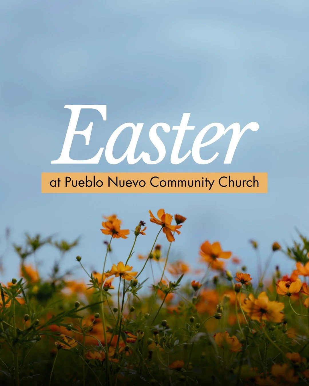 You're invited to celebrate Easter with us!
Good Friday, April 3  at 7 pm
Resurrection Sunday, April 5  at 10:30 am