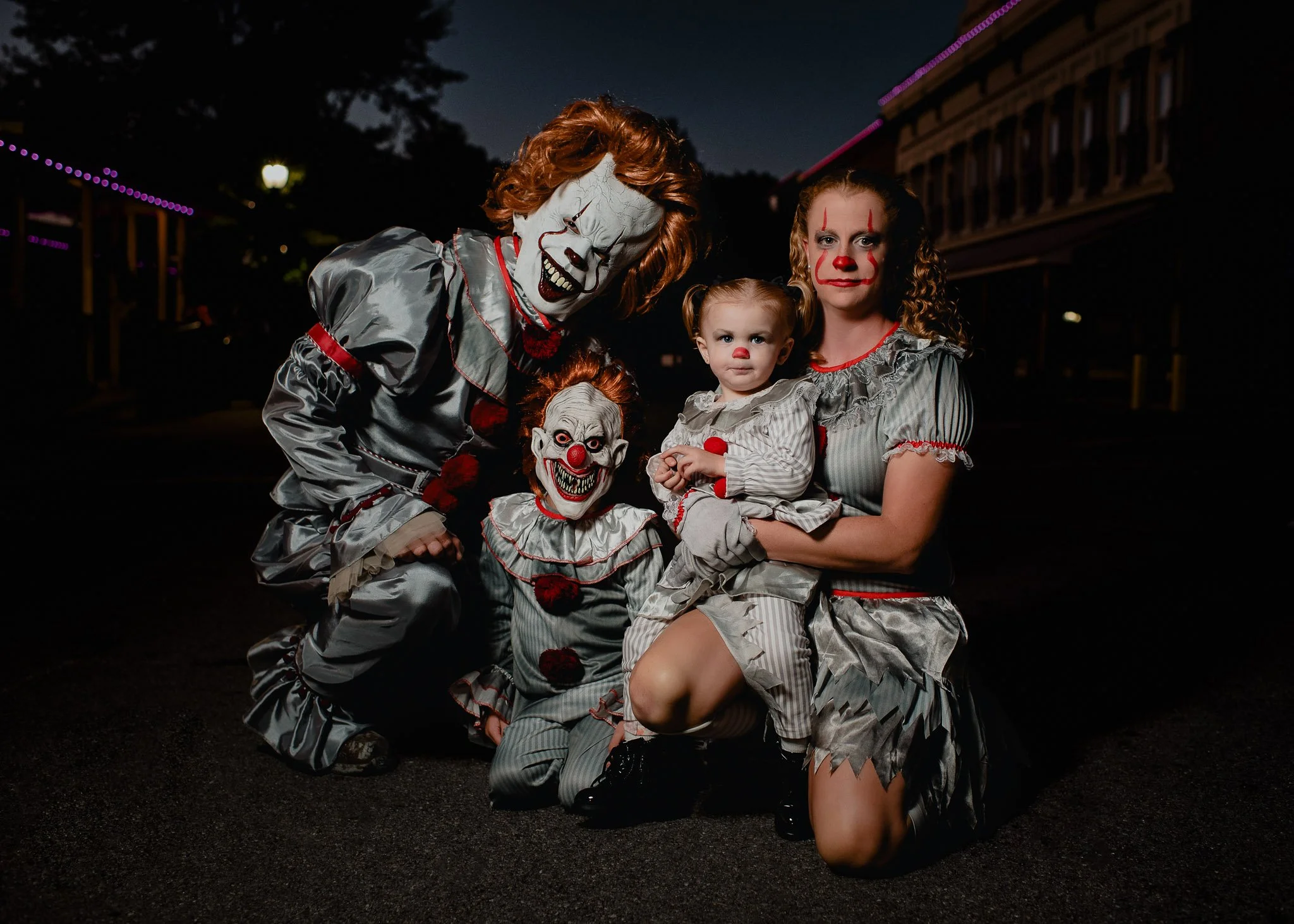 Halloween family session off-camera flash in Adairsville, Georgia by Raquel Zane Photography