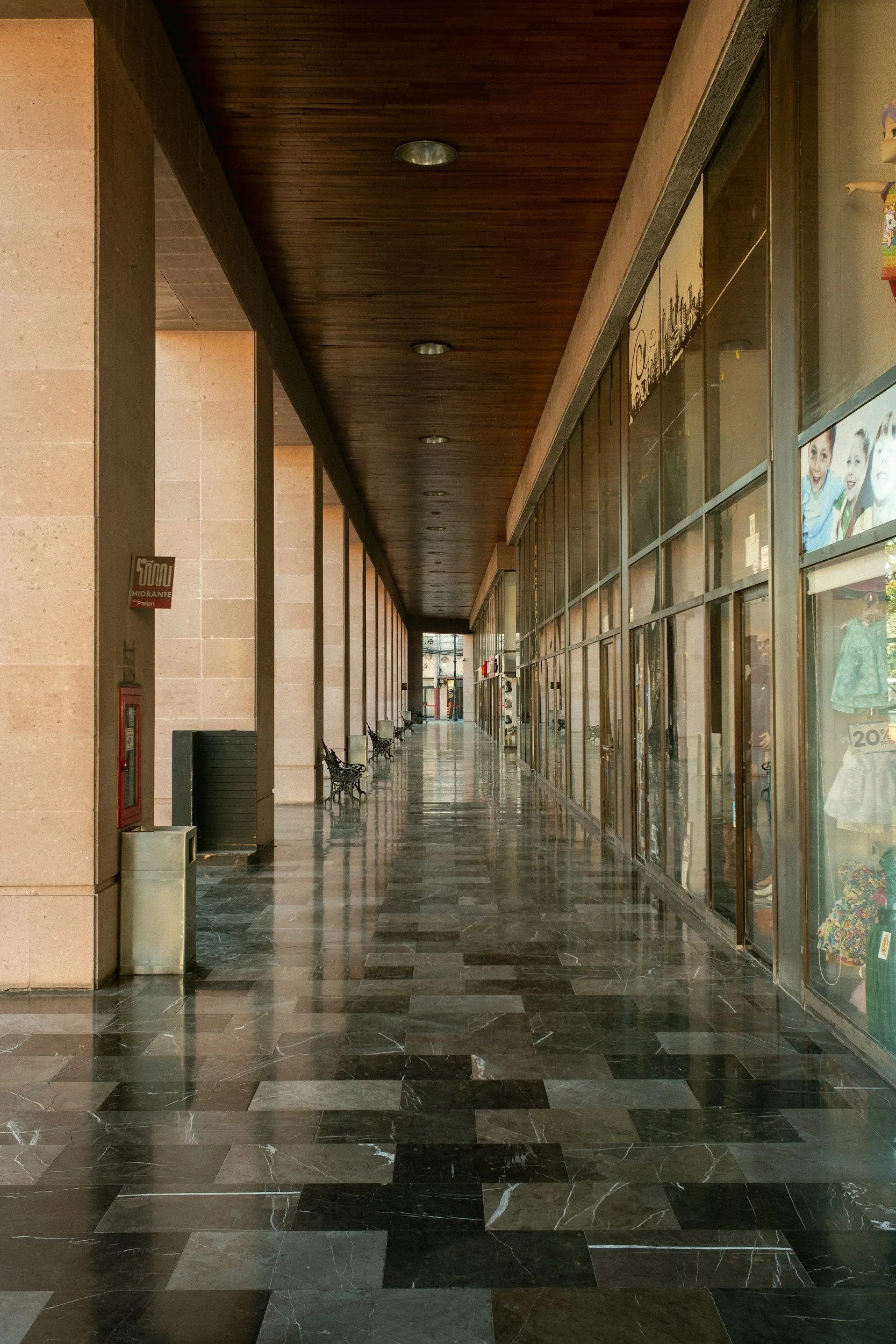 Clean and well-maintained commercial building interior managed by facility services