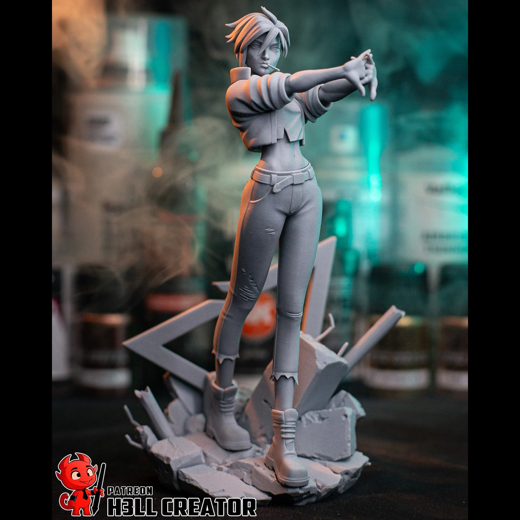 Invisigal - Dispatch  - H3llCreator 1:10 Scale
