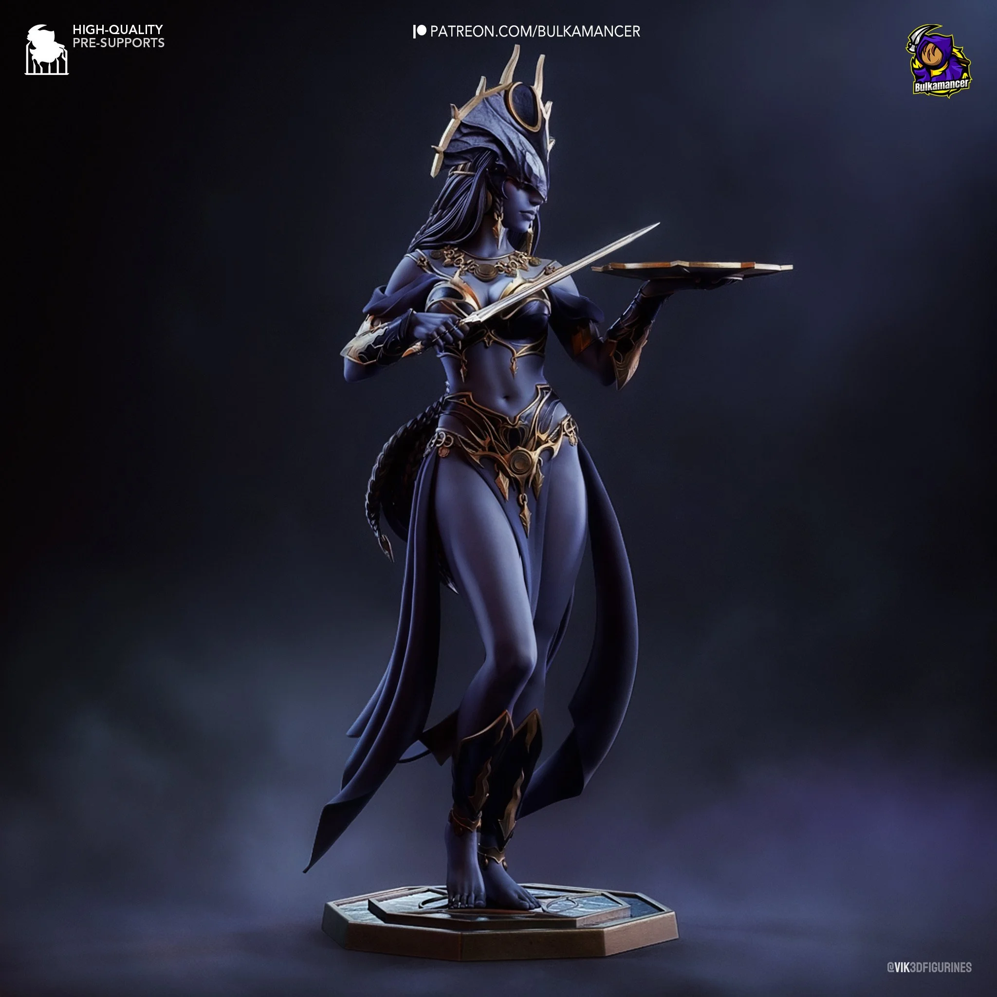 Lady Shar: Baldurs Gate - Bulkamancer 1:8 Scale