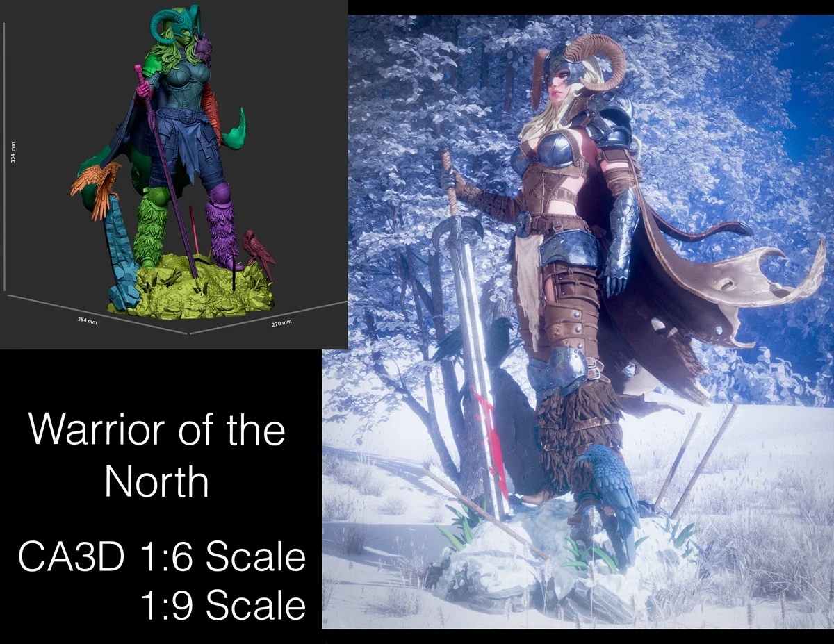 CA3D Warrior Woman.webp