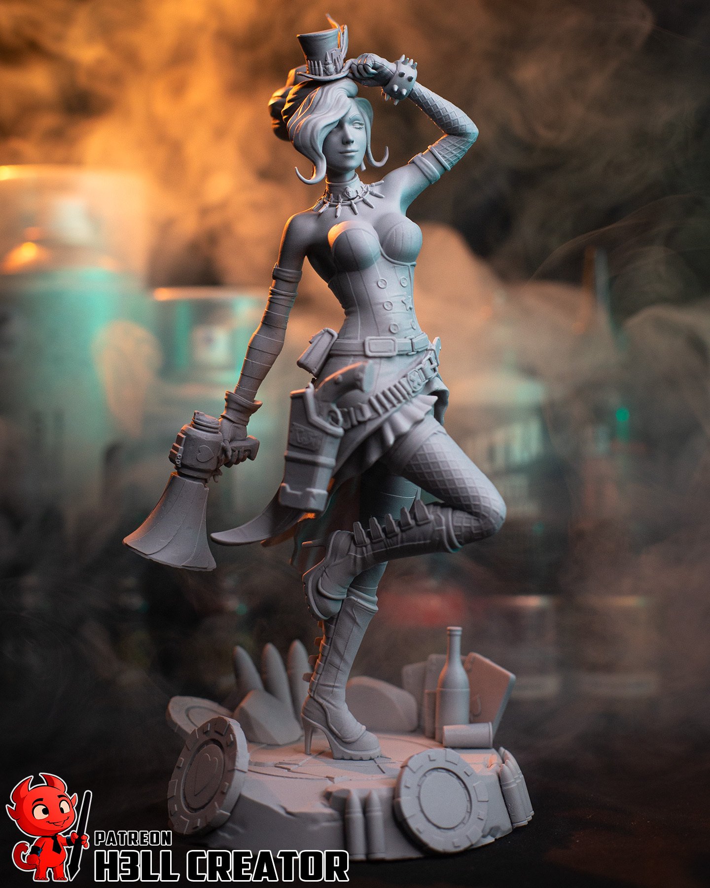 Moxxi- Borderlands - H3llCreator 1:10 Scale