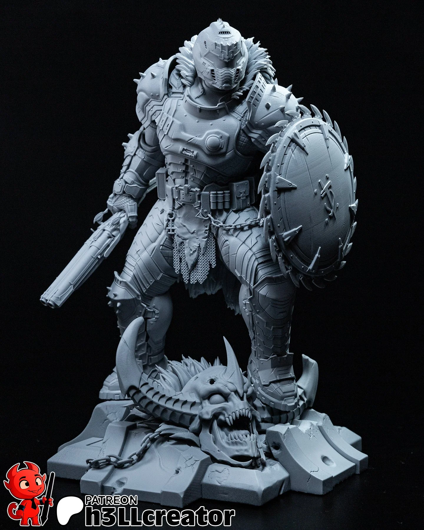 Doom Guy - Doom  - H3llCreator 1:12 Scale