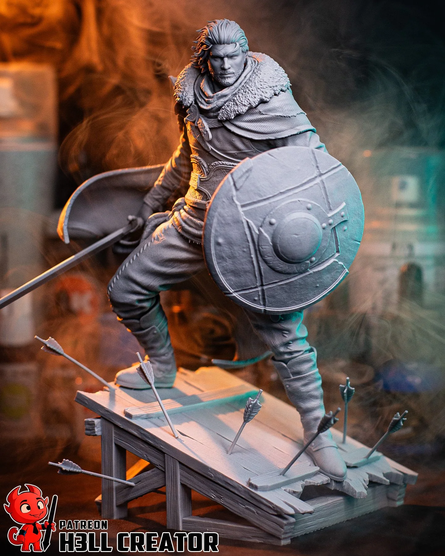 Cliff- Crimson Desert - H3llCreator 1:10 Scale