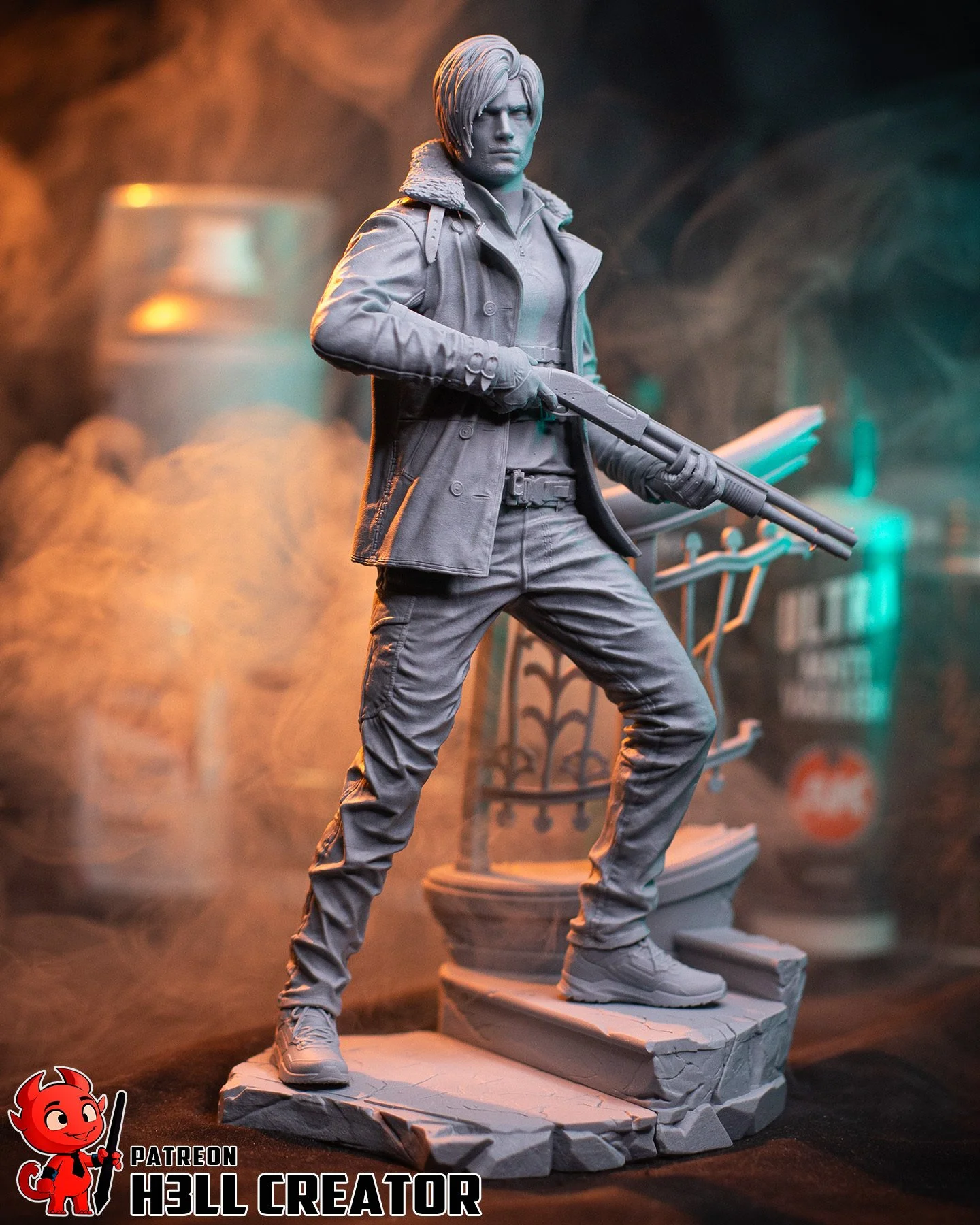 Leon Kennedy -Resident Evil - H3llCreator 1:10 Scale