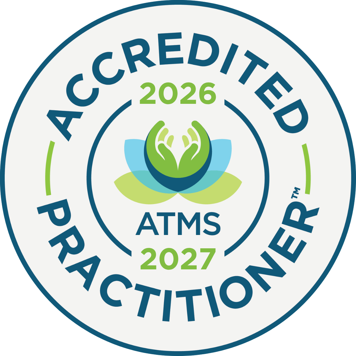 ATMS Accredited Practitioner badge
