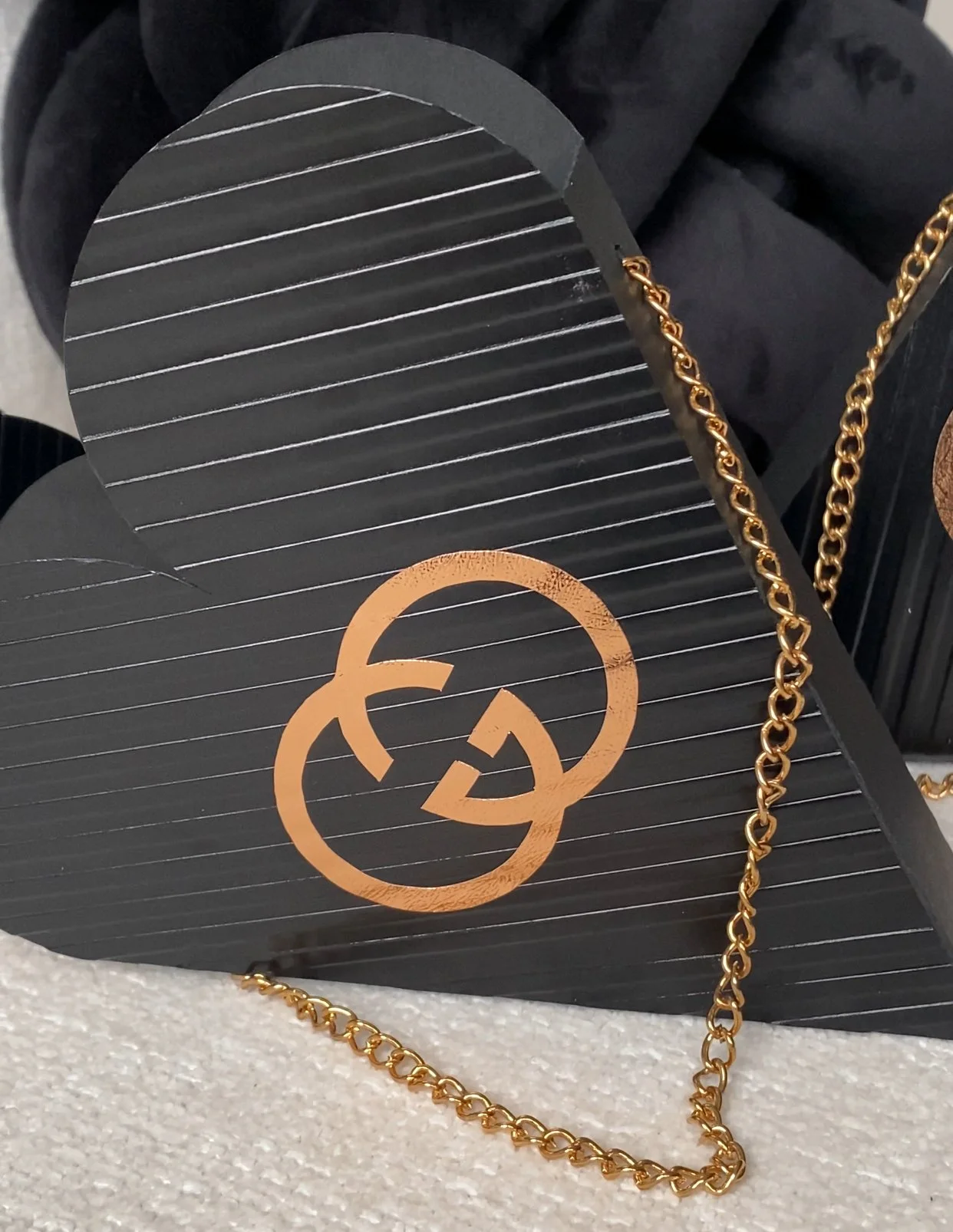 Gucci Heart Shaped Inspired Favor Purses Sold in (Sets of 10 )