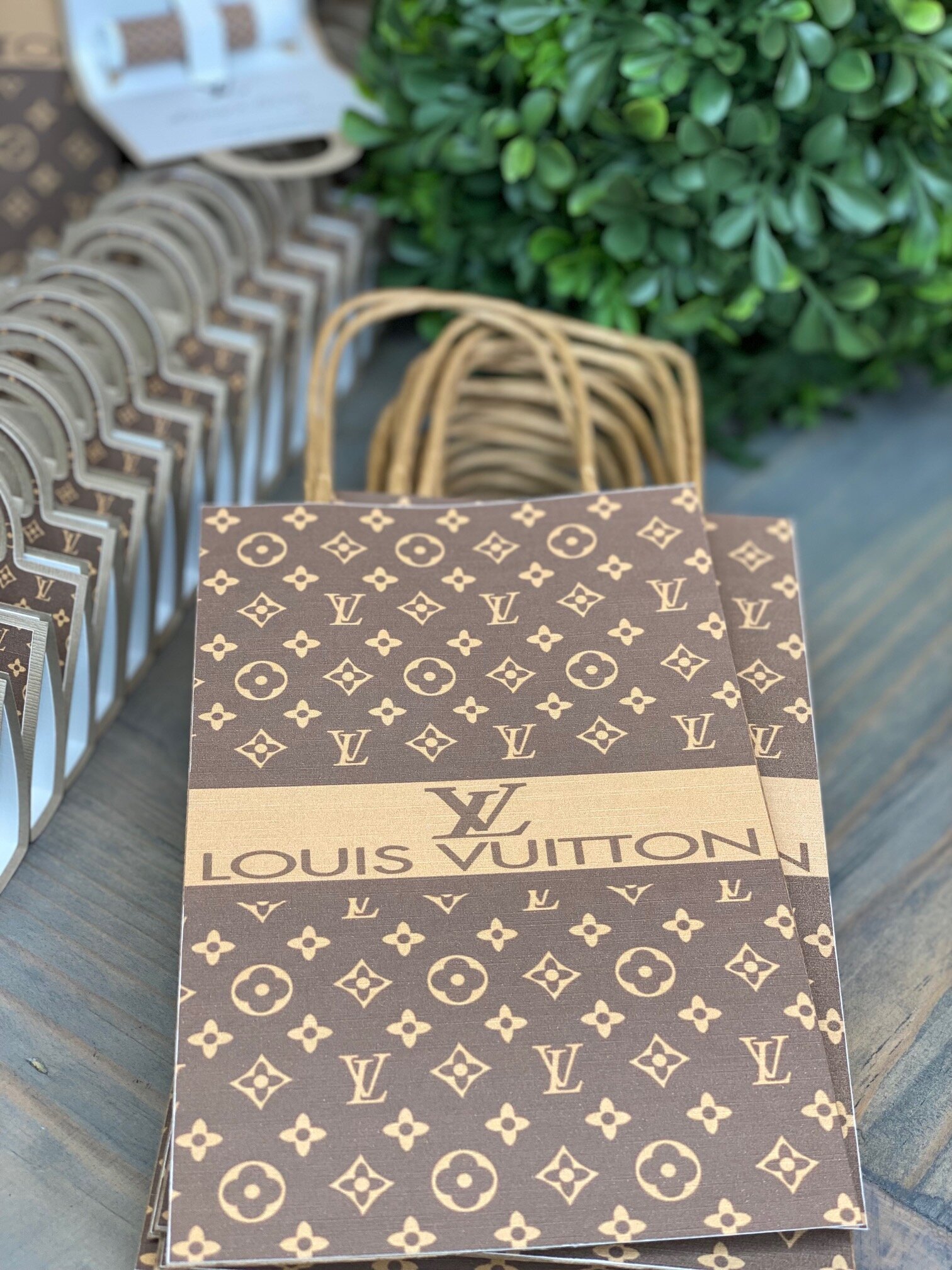 LV Brown Gift Bags Sold in (Sets of 12)