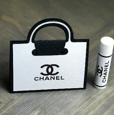 Chanel Inspired Lip Balm Party Favors (Set of 10)