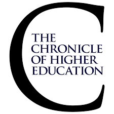 Logo of The Chronicle of Higher Education with a large stylized 'C' and the publication's name inside