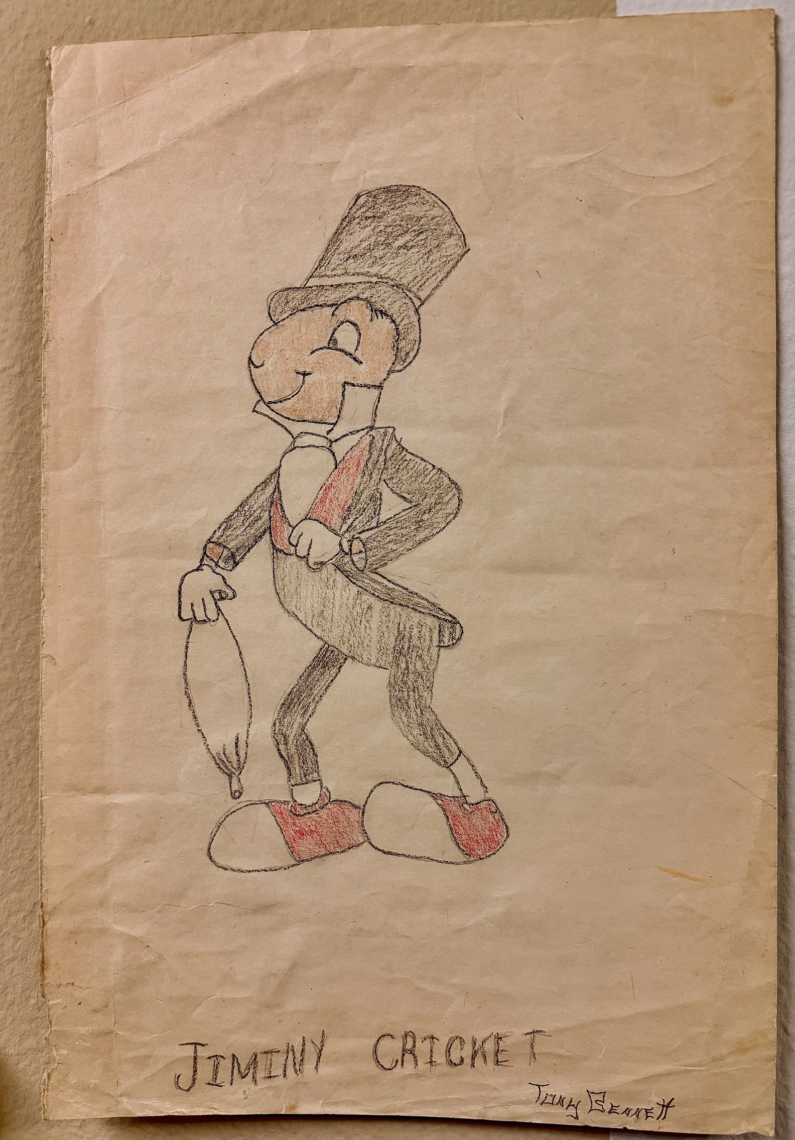 Jiminy Cricket Color Pencil 1982