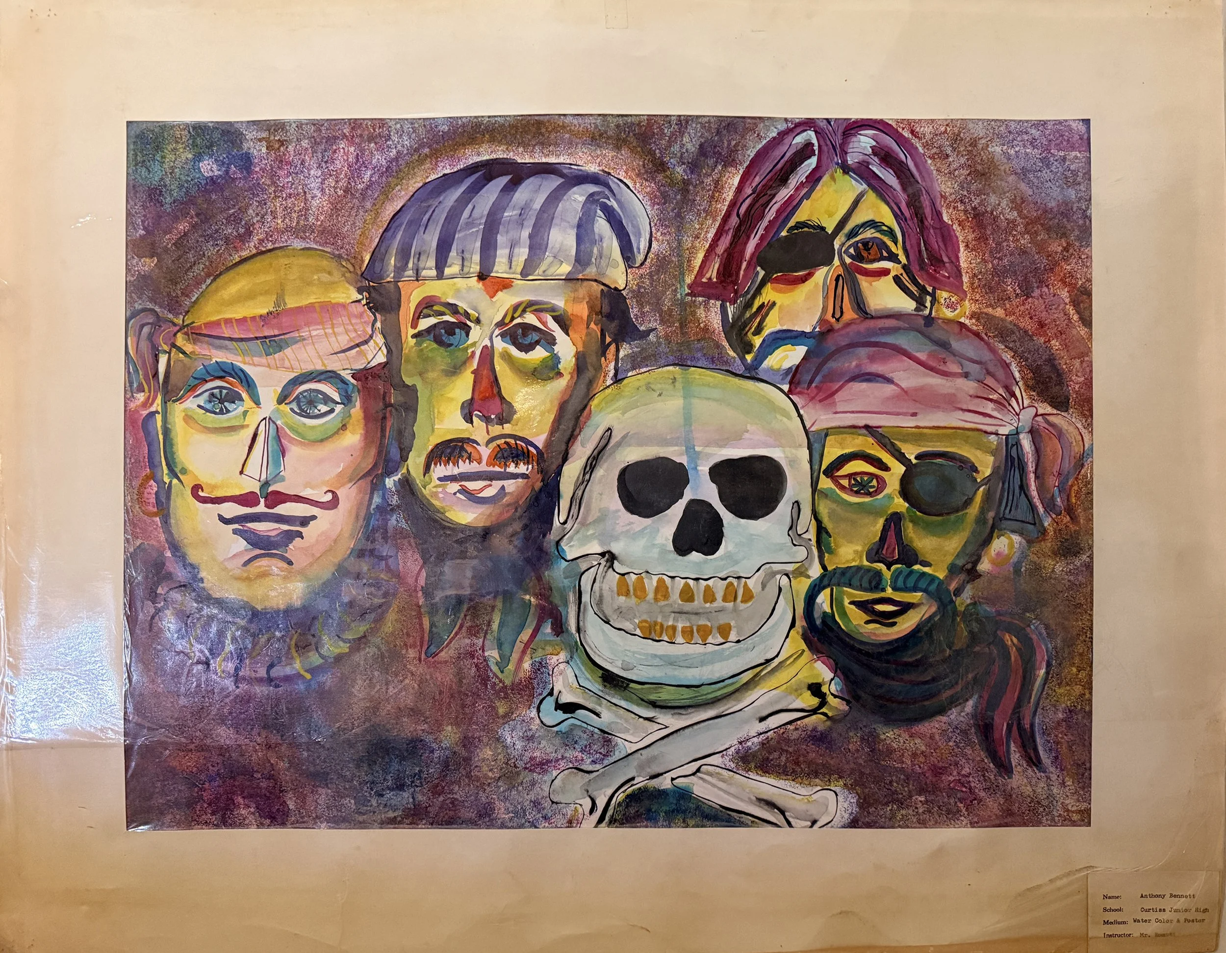 The Pirates 1983 Watercolor