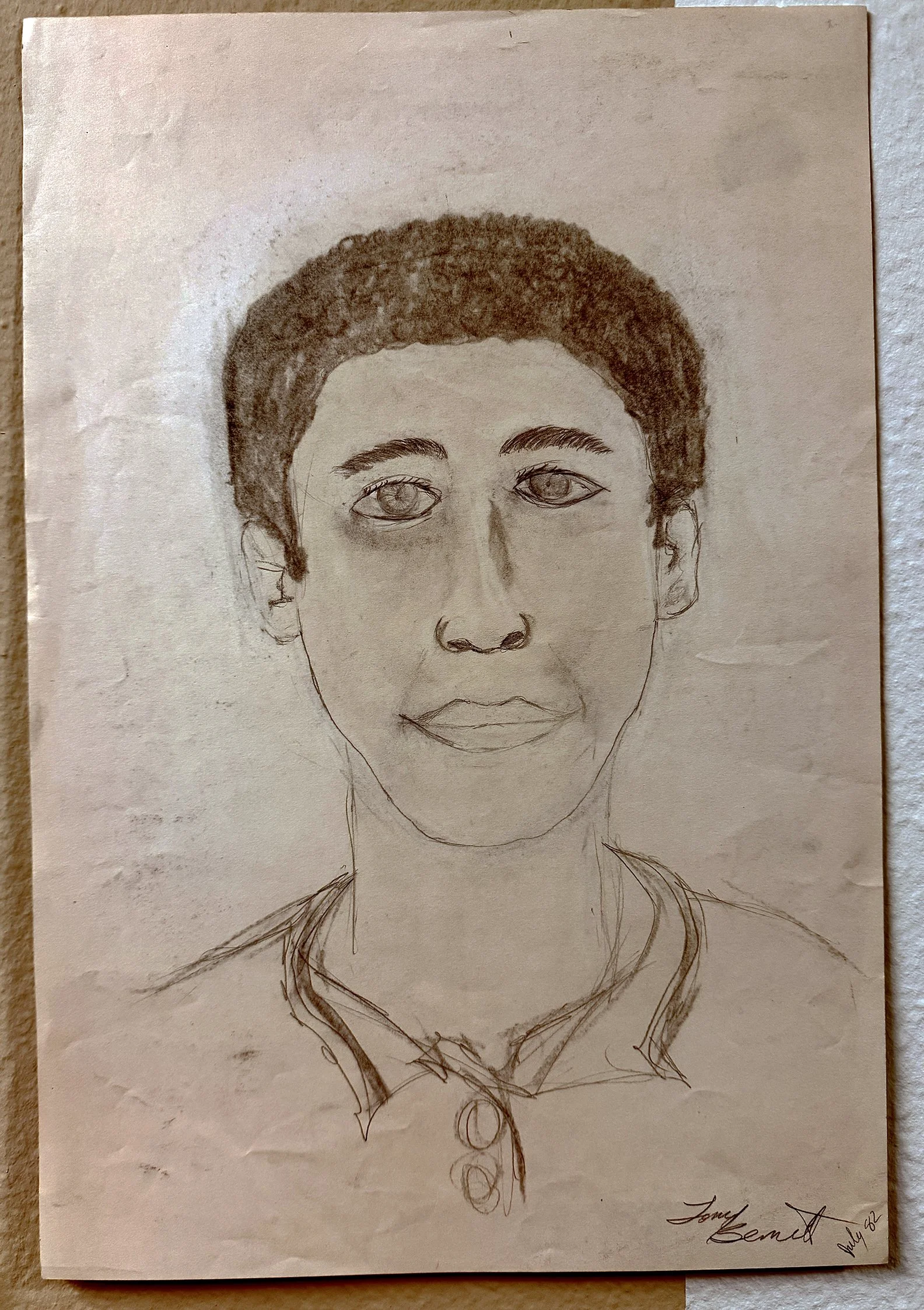 Self Portrait #2 Pencil 1982
