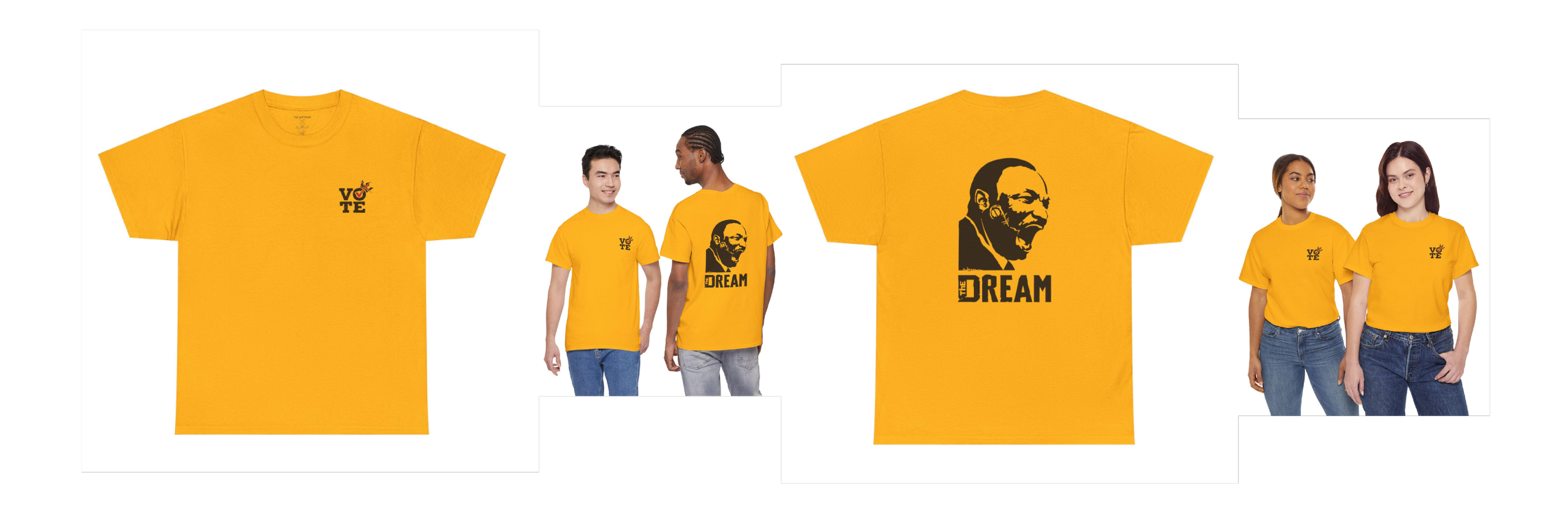 MLK The Dream - No Kings T-Shirt