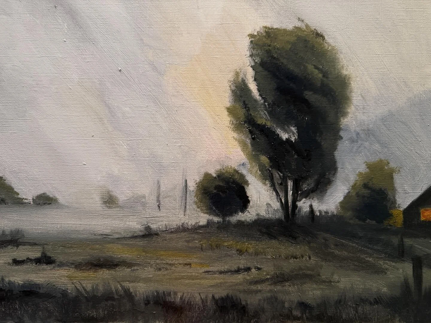 This painting is probably my most loved of 2025, it&rsquo;s my first oil painting. For a long time I wasn&rsquo;t good enough to start oils and I was given a not so gentle push onto the medium in November, so I&rsquo;m sharing it as my last post of t