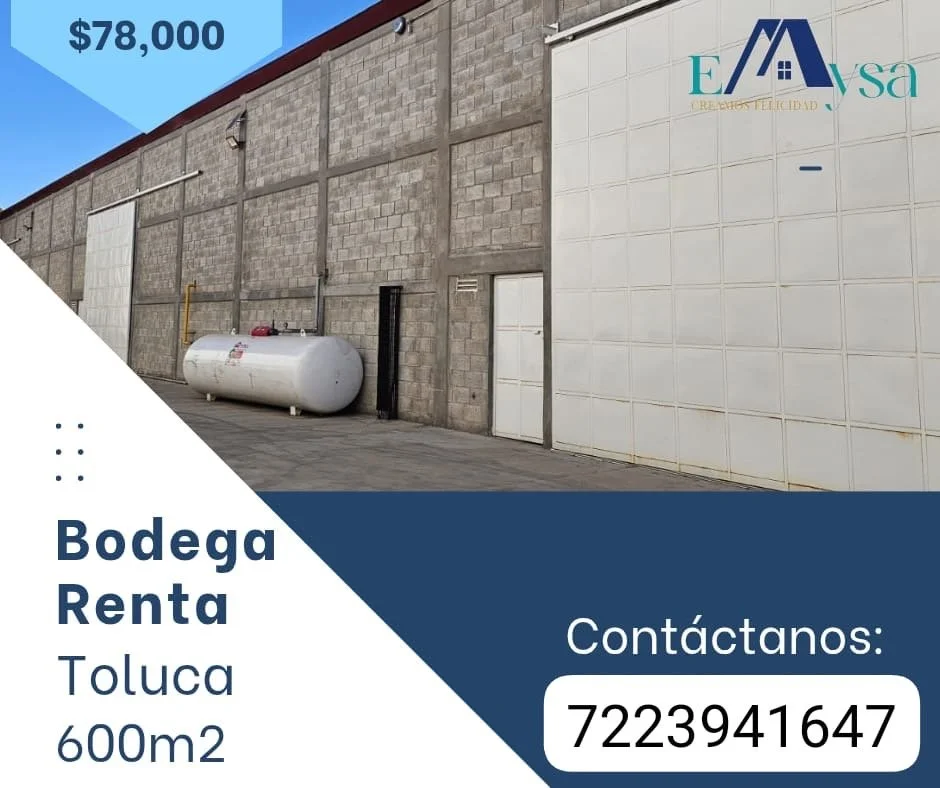 Bodega en Renta en Toluca