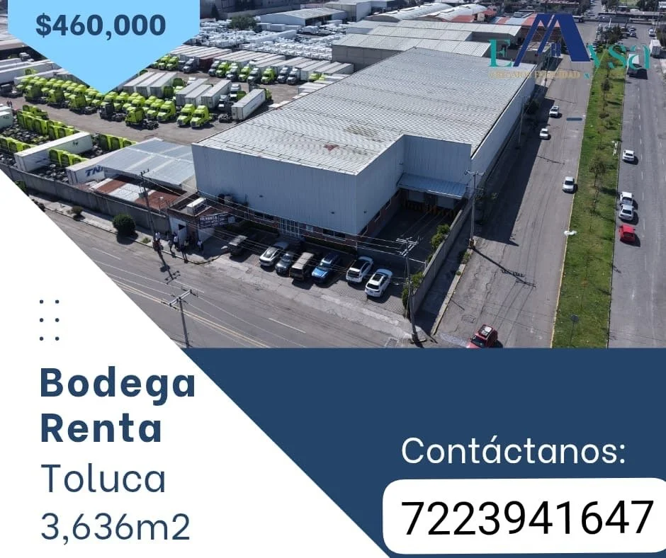 Bodega en Renta en Toluca 