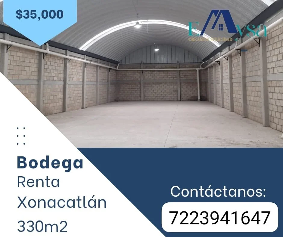 Bodega en Renta en Xonacatlan