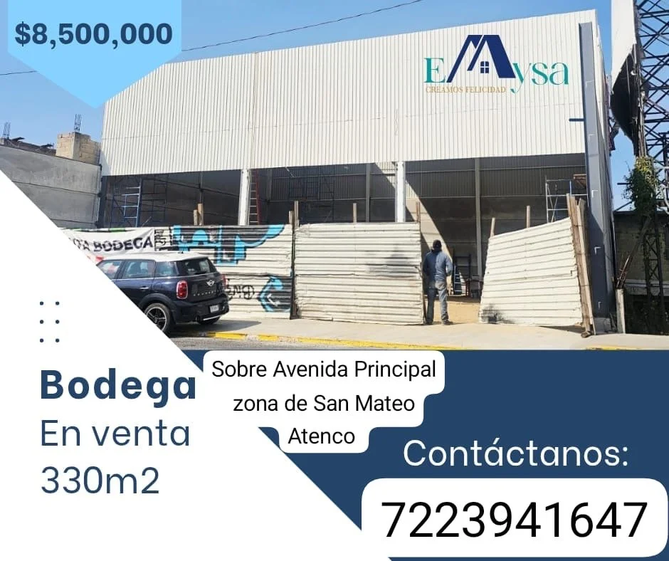 Bodega en Venta en San Mateo Atenco