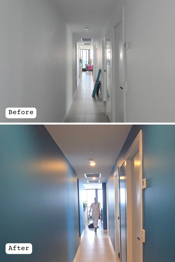 before after painting