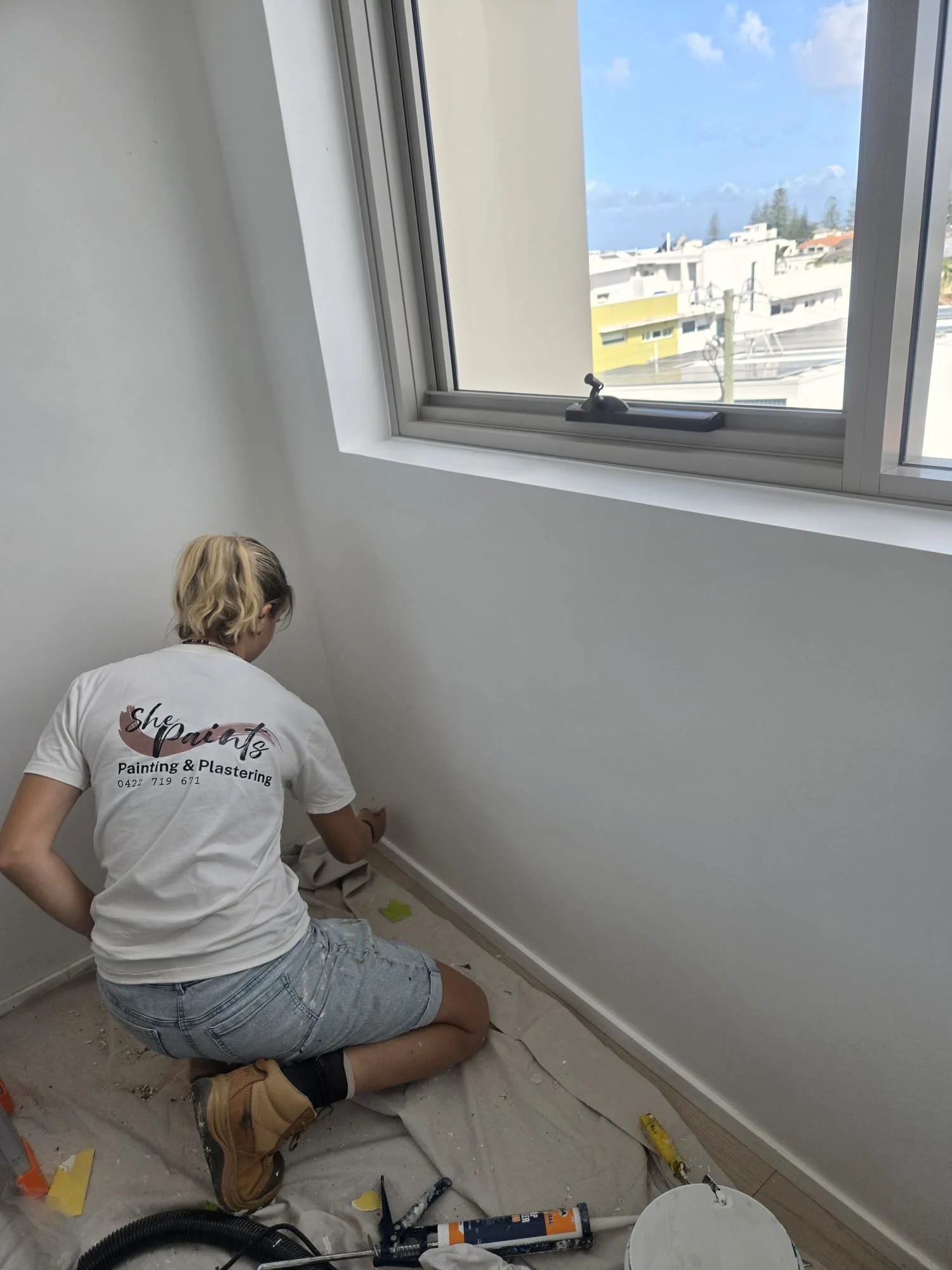 Jo she paints plastering