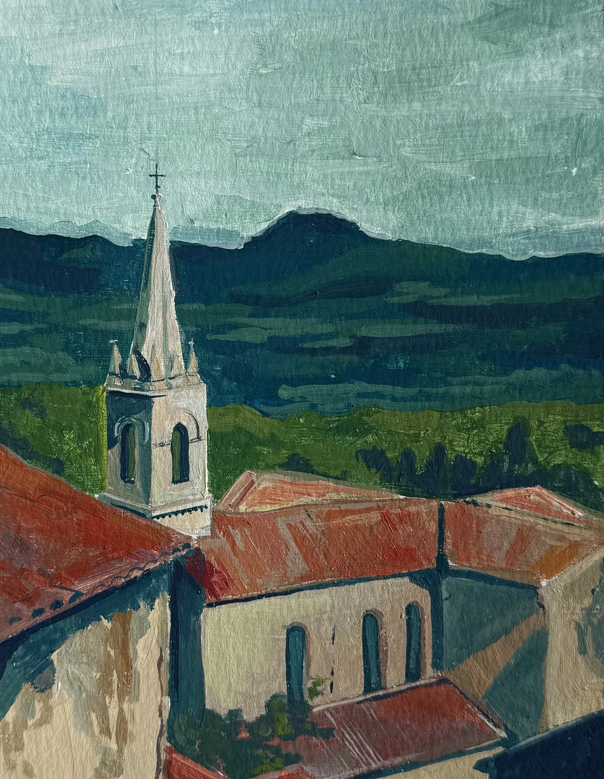 Bonnieux, Fr
Acrylic on Paper
5"x7"