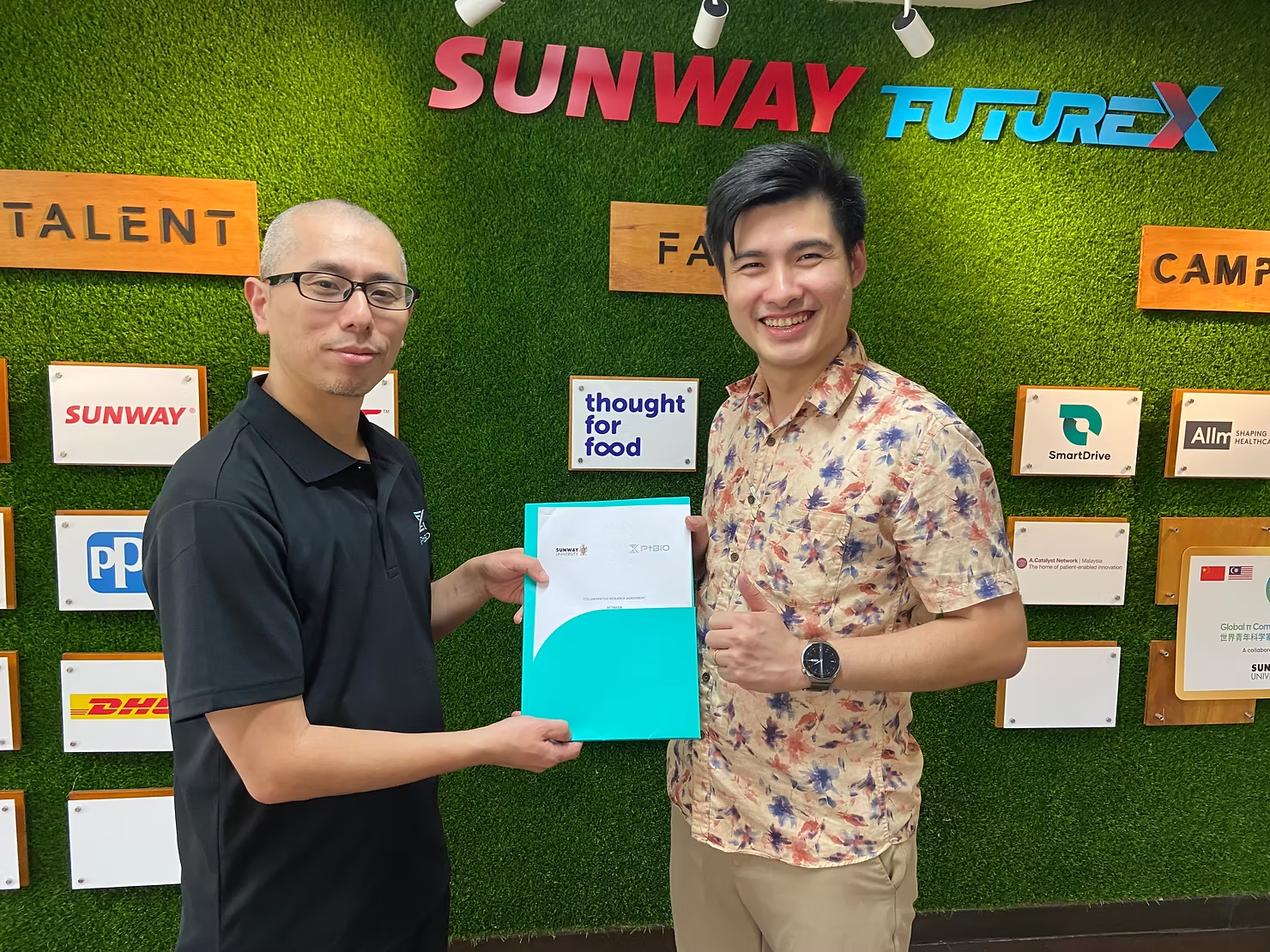 The PtBio Group Signs Joint Research Agreement with Malaysia's Sunway Group