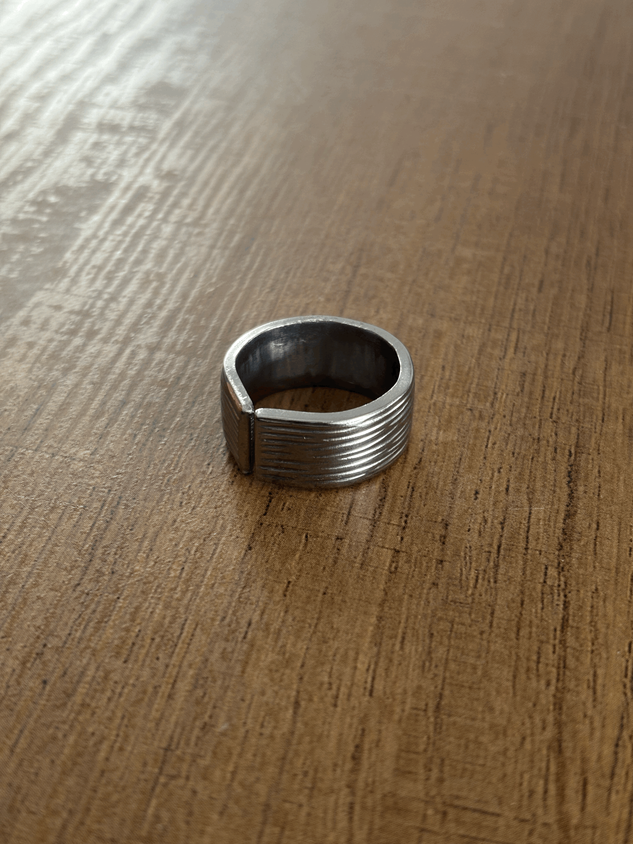 Stainless Steel Ring - The Meander