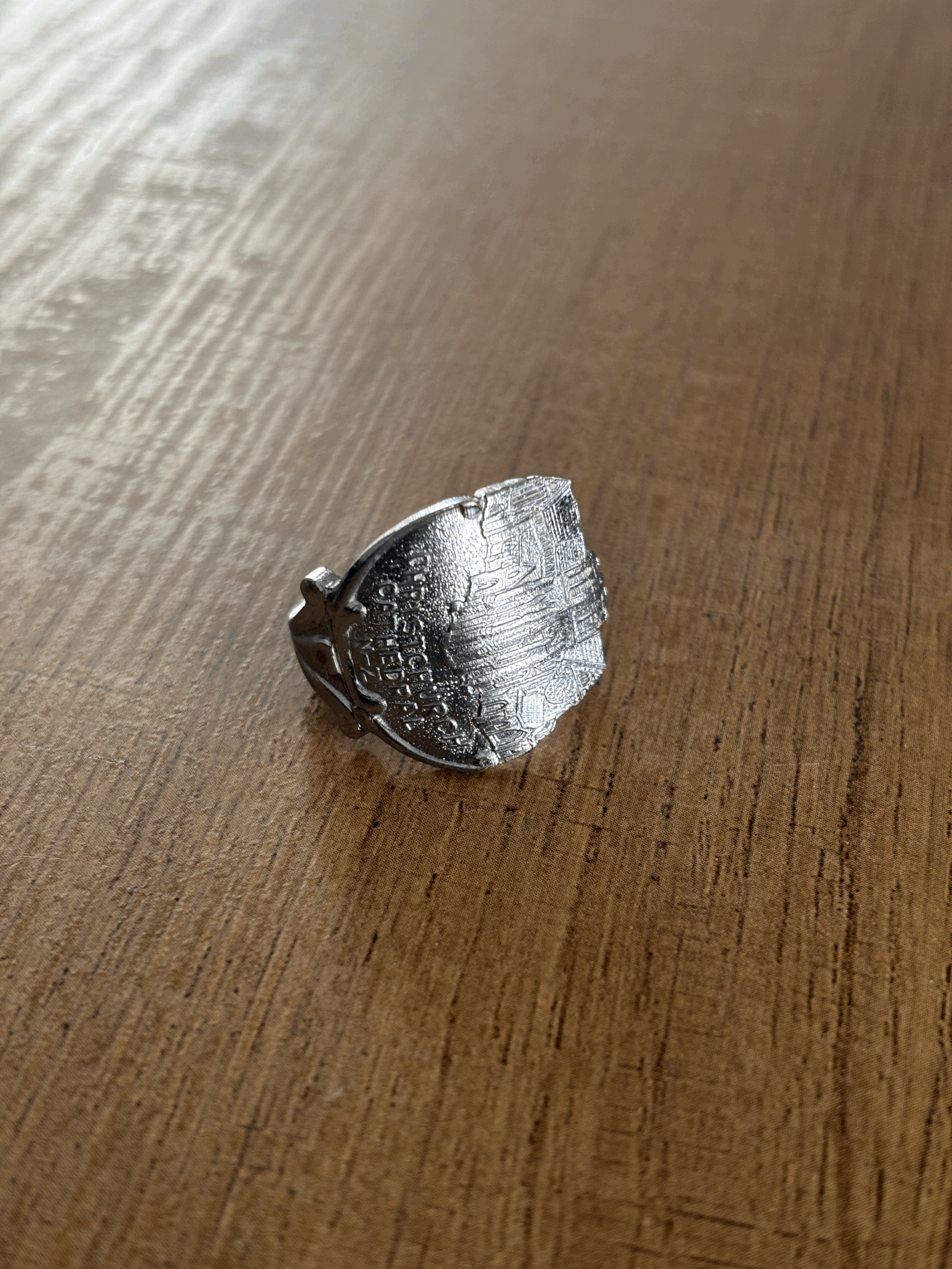 Silver Ring - Christchurch Cathedral | Size P