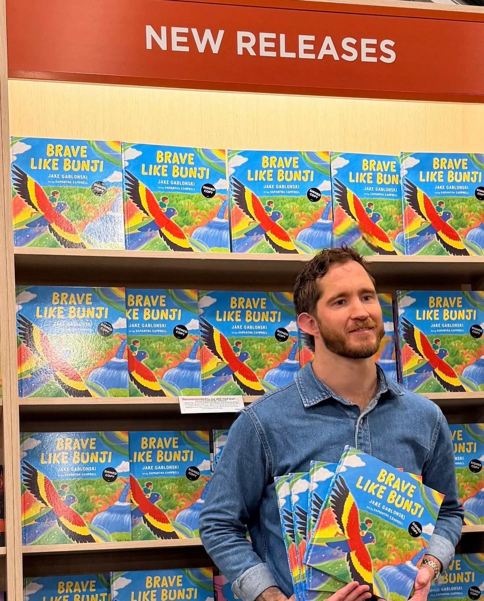 It&rsquo;s been one week since Brave Like Bunji was released,
and I&rsquo;ve been overwhelmed by the kindness around it.

Thank you to everyone who has bought a copy, come along to say hello at events, or shared the conversations it&rsquo;s sparked i