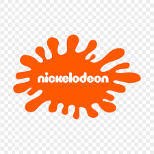 Nickelodeon logo with an orange splat shape and white text