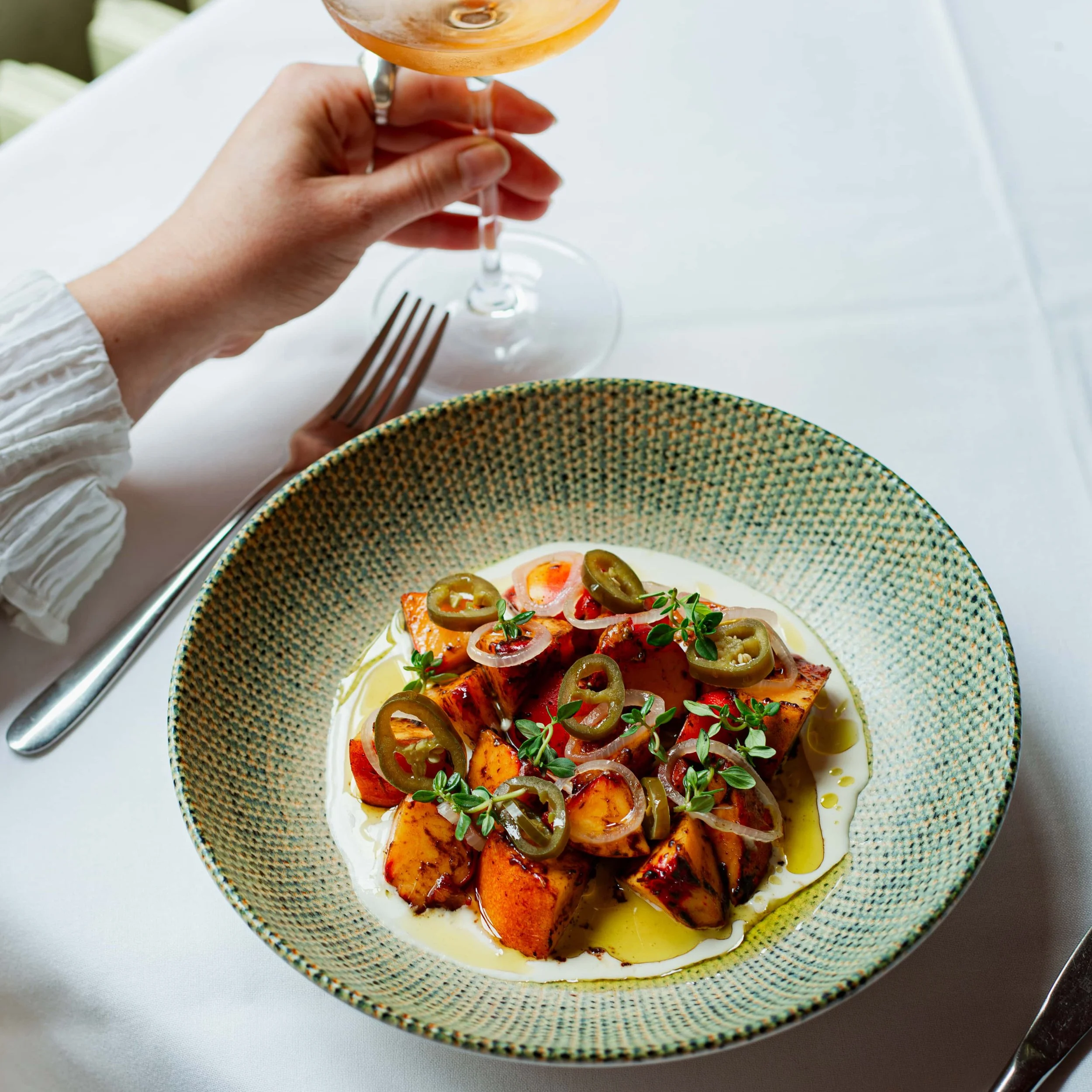 New summer menu dish at French Saloon.