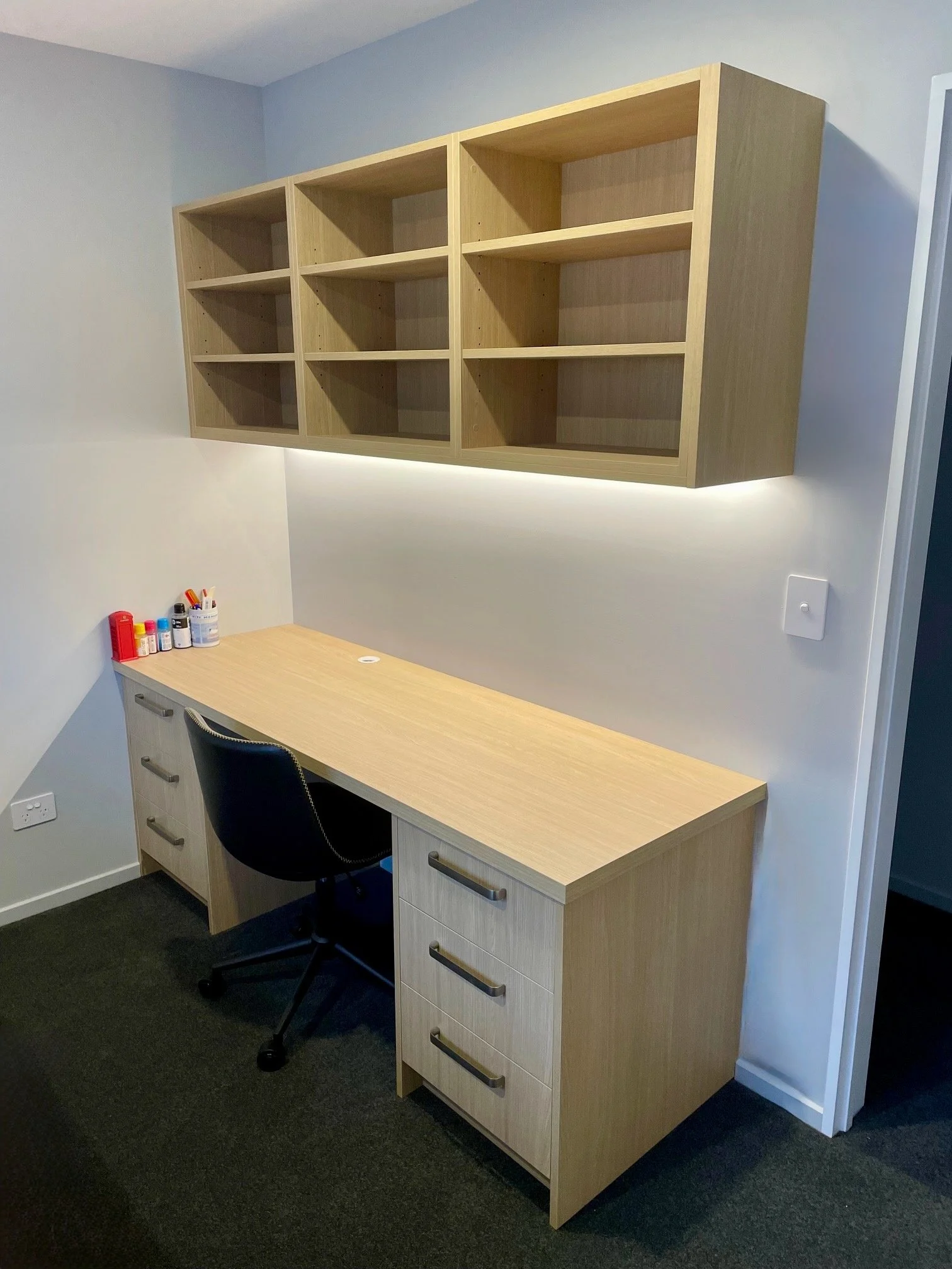 renovated home office