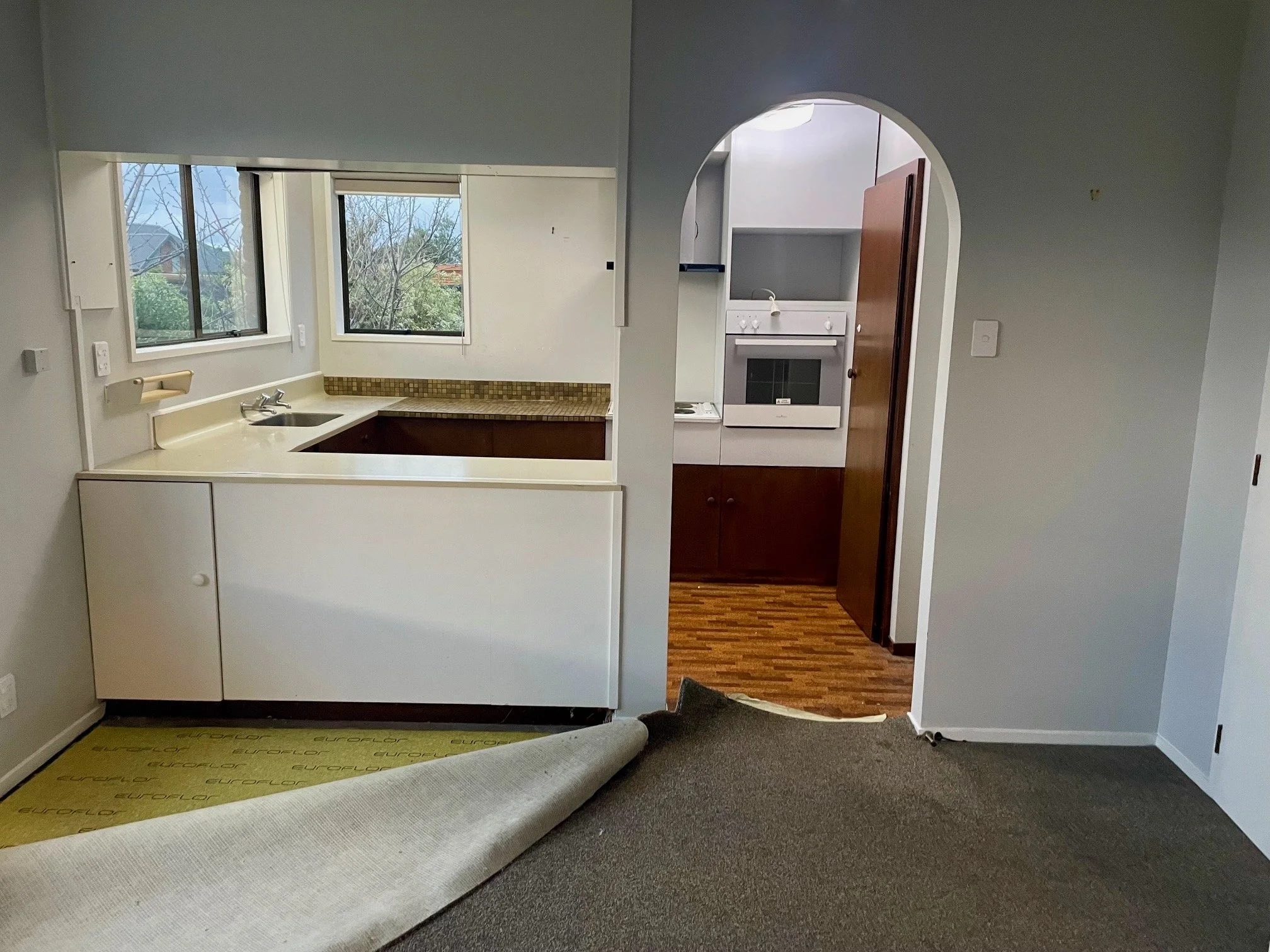 pre-renovation kitchen