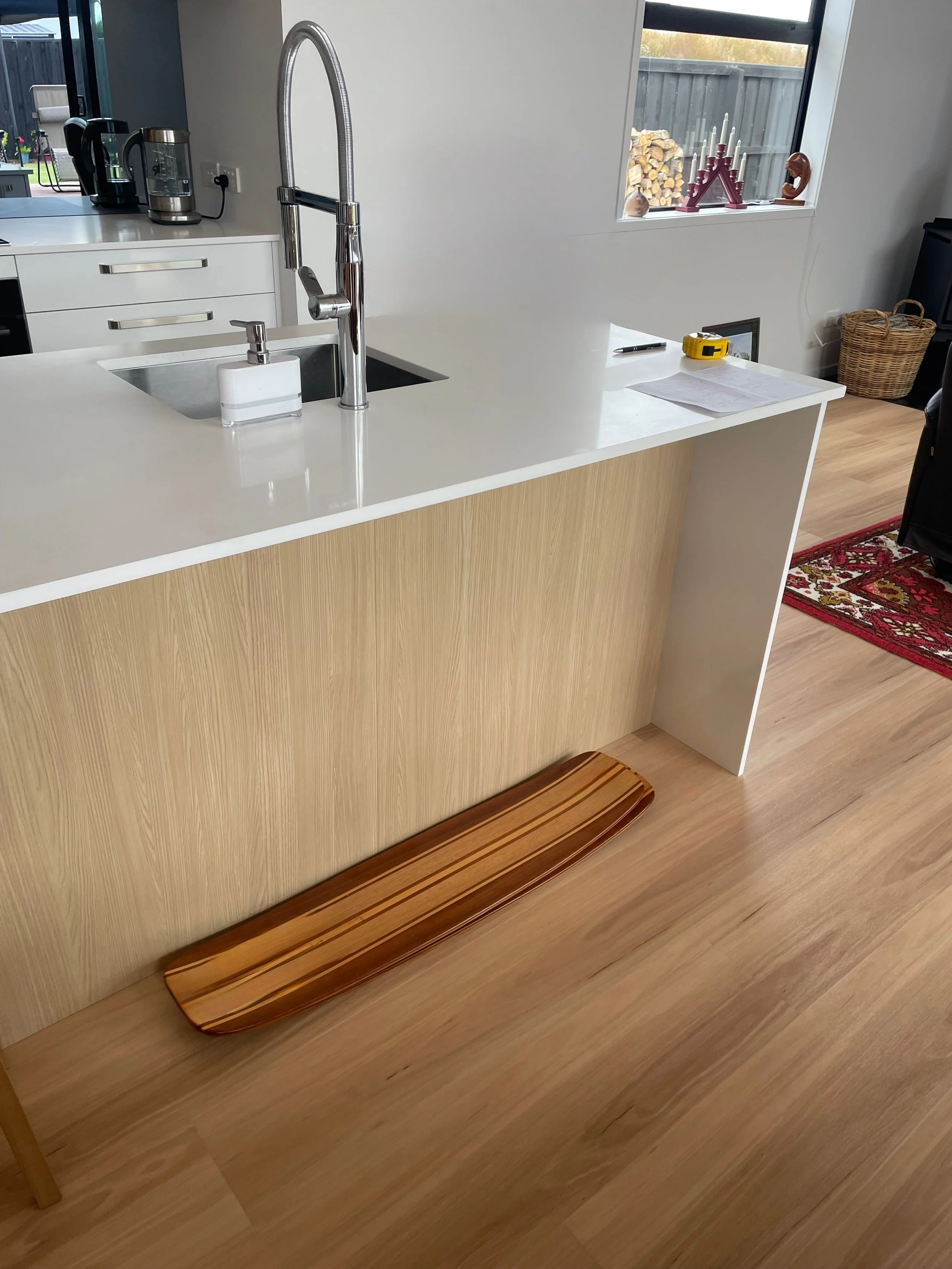 pre-renovation kitchen storage