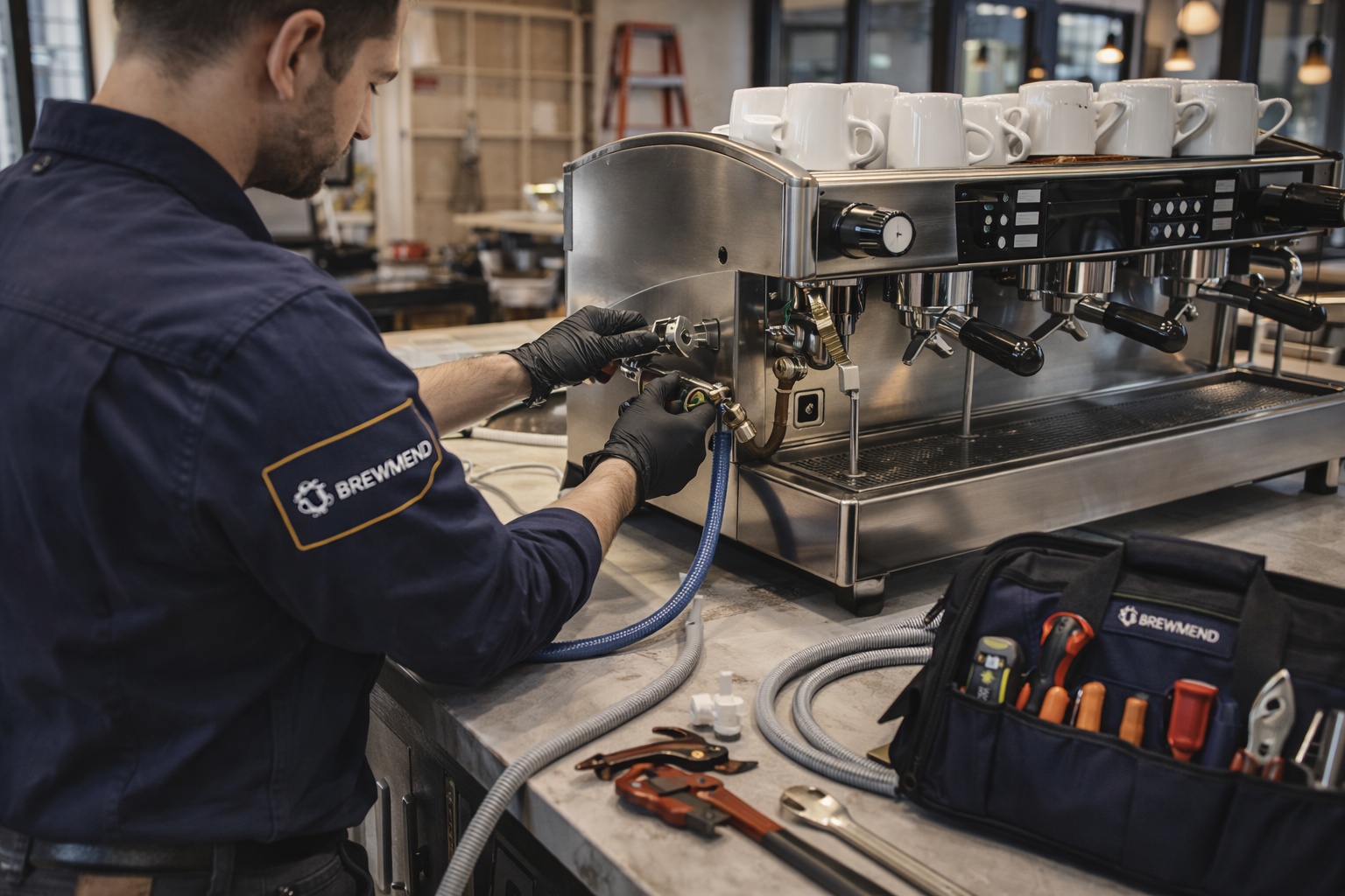 New Café Equipment Installation