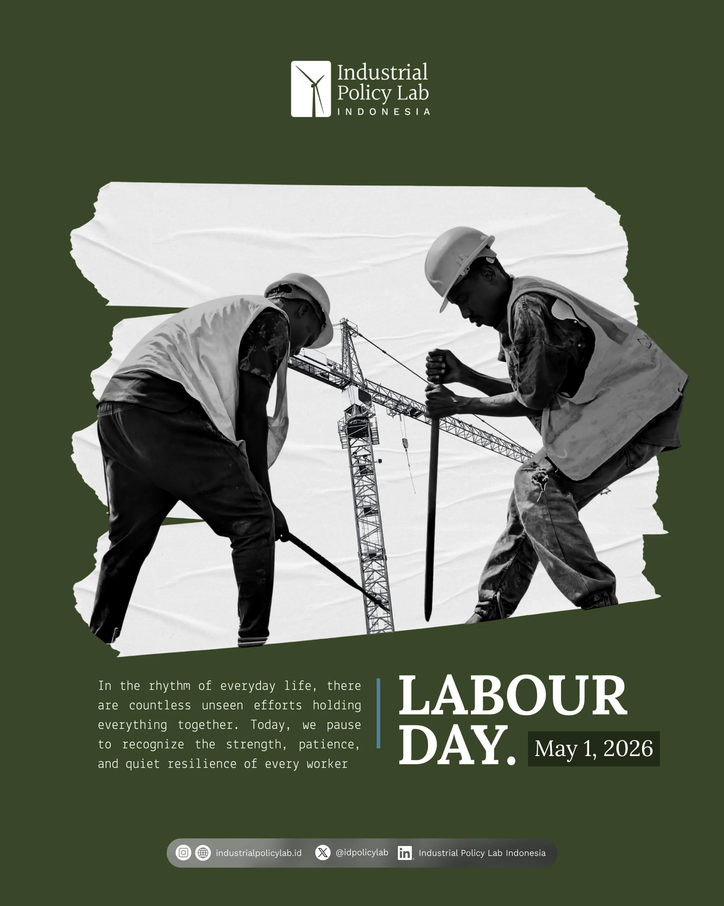 This day honors the dedication, resilience, and hard work of people across all fields who keep society moving forward. It also reminds us of the importance of fair conditions, dignity, and balance in every form of work.

=======================
Follo