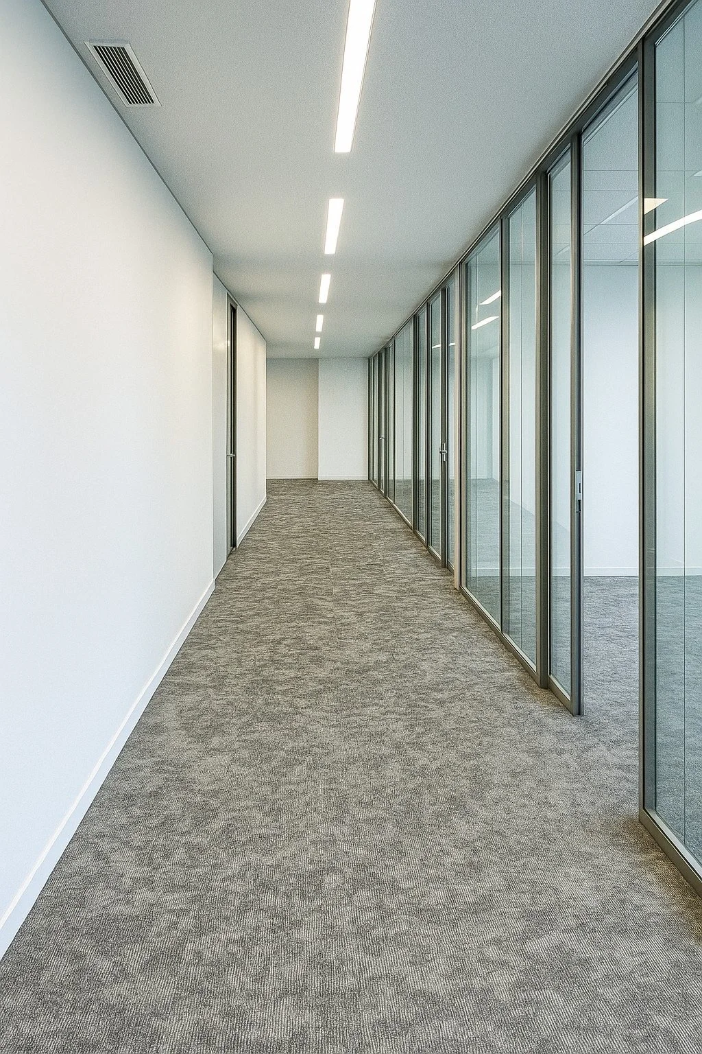 Commercial carpet tiles installed by Elite Flooring WA in a Perth office for durability and comfort.