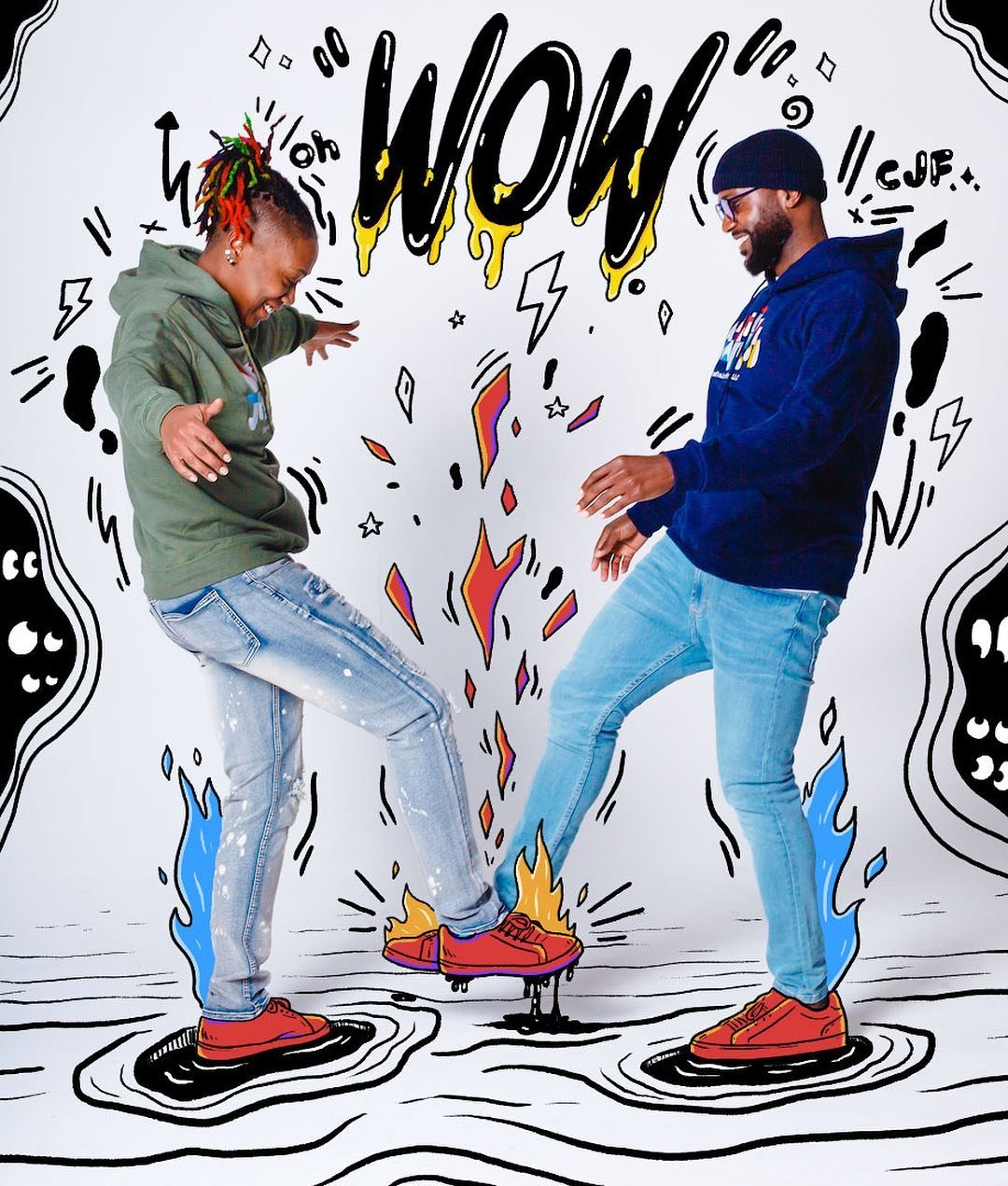 fun photo illustration mix for CreativeJunkFood