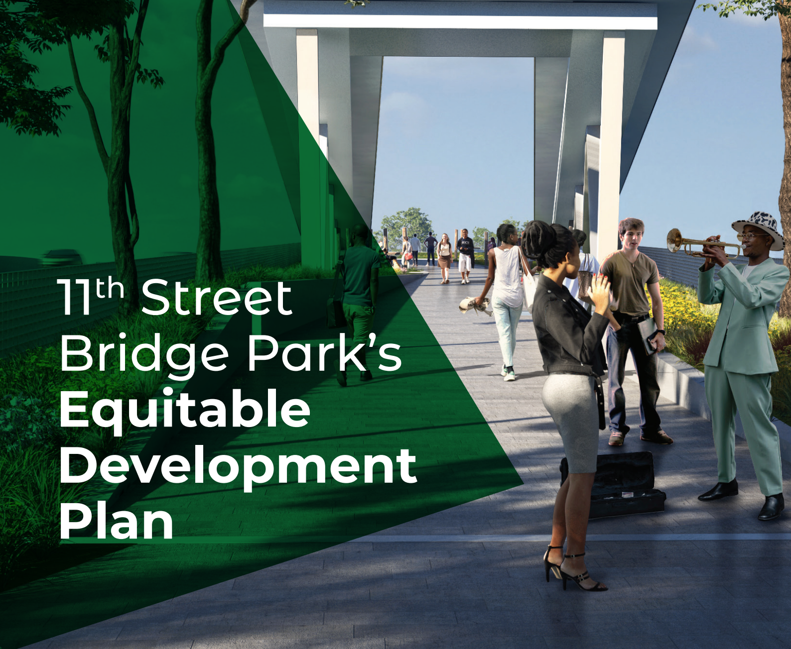 BBAR EDP Cover featuring architectural rendering of space with people enjoying park walkway